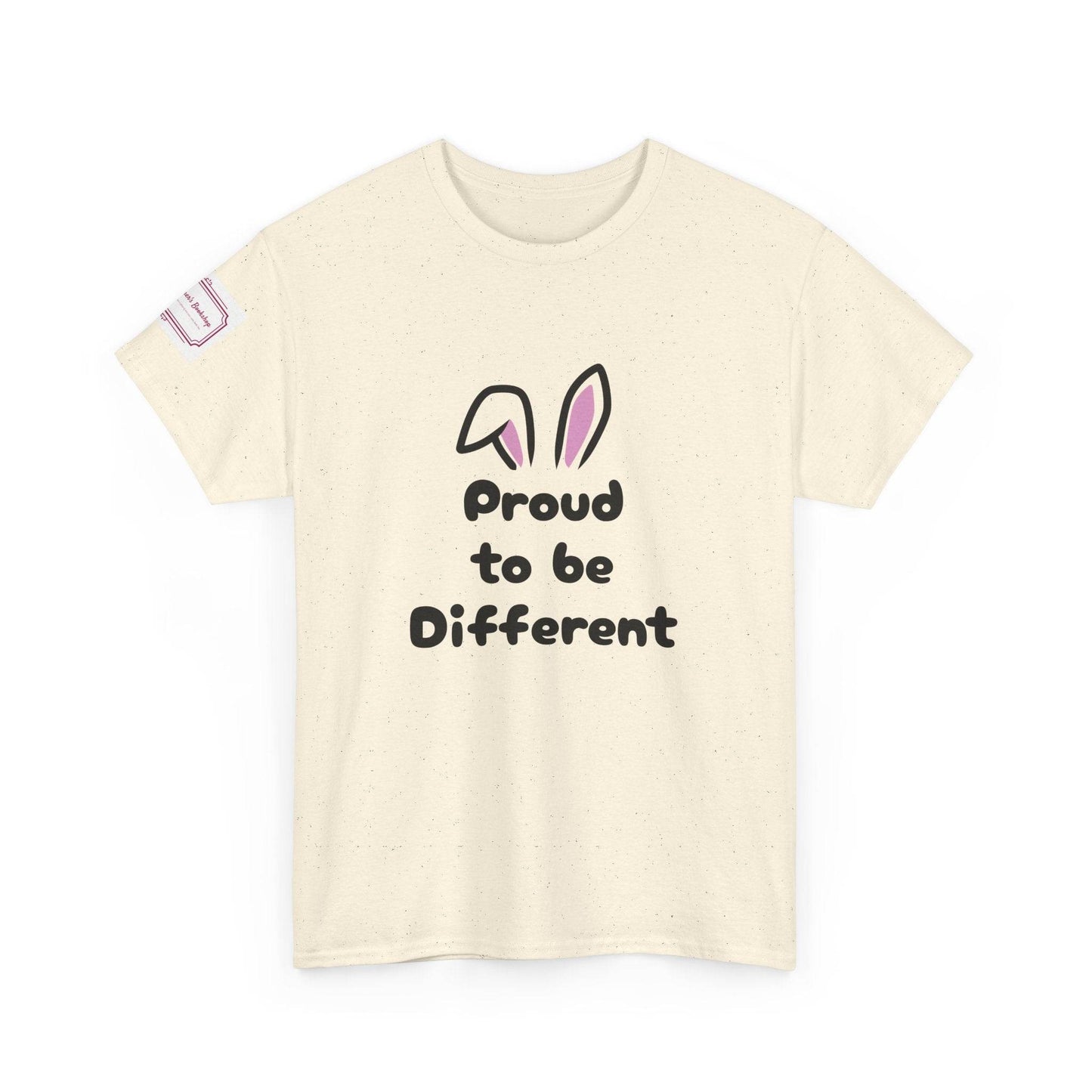 Proud to Be Different Unisex Heavy Cotton Tee – Celebrate Uniqueness - The Dreamer's Bookshop.