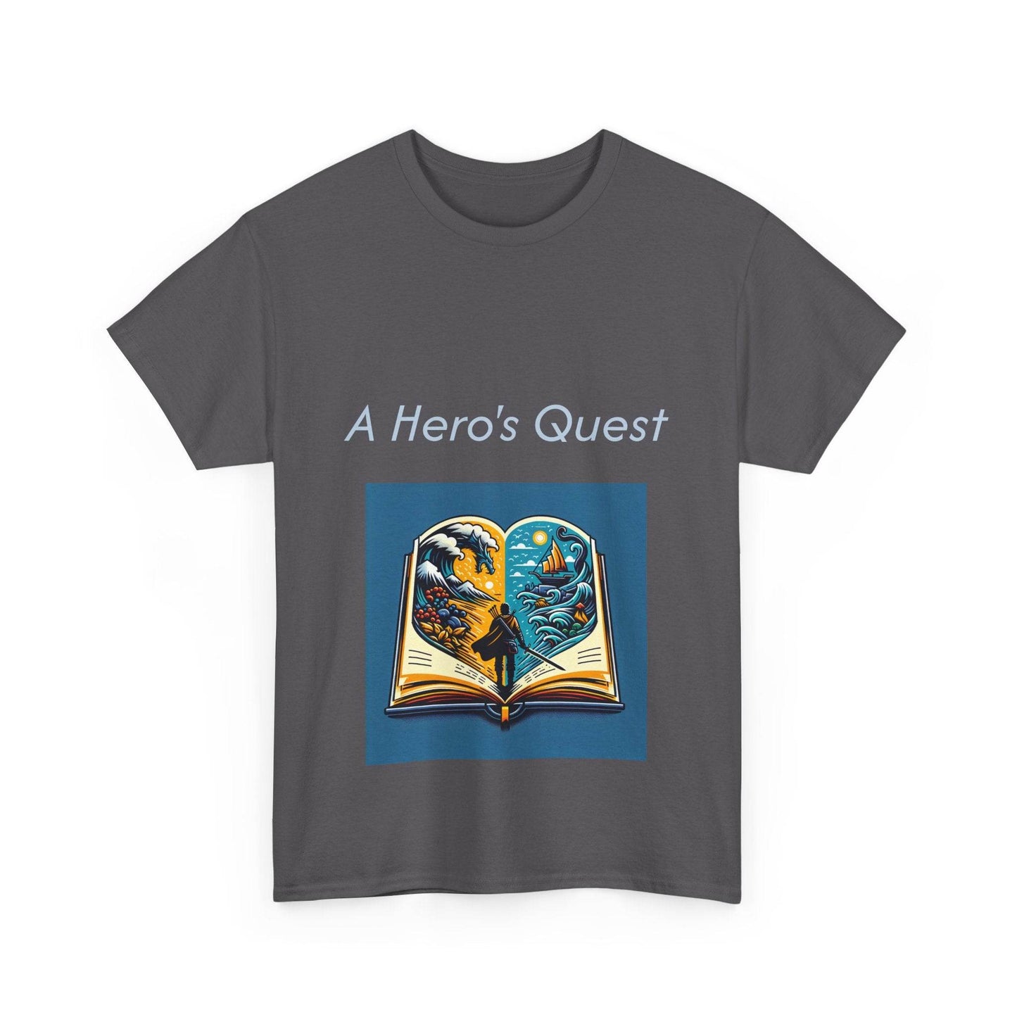 Adventurous - Unisex Heavy Cotton Tee - Hero's Quest - The Dreamer's Bookshop.