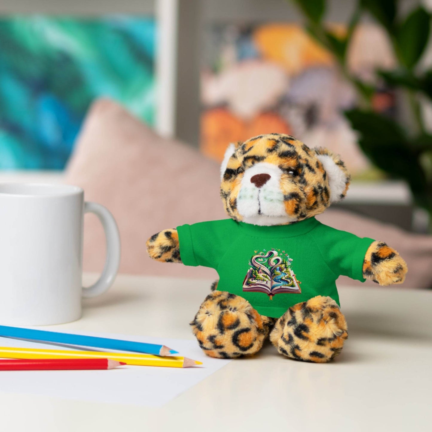 Personalized Stuffed Animal with Tee - Perfect Gift for Kids and Baby Showers - The Dreamer's Bookshop.