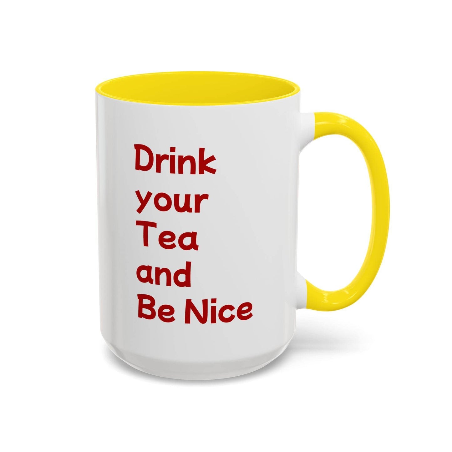 Cute Cat Love Tea Mug - 11 & 15oz Drink and be Nice - The Dreamer's Bookshop.