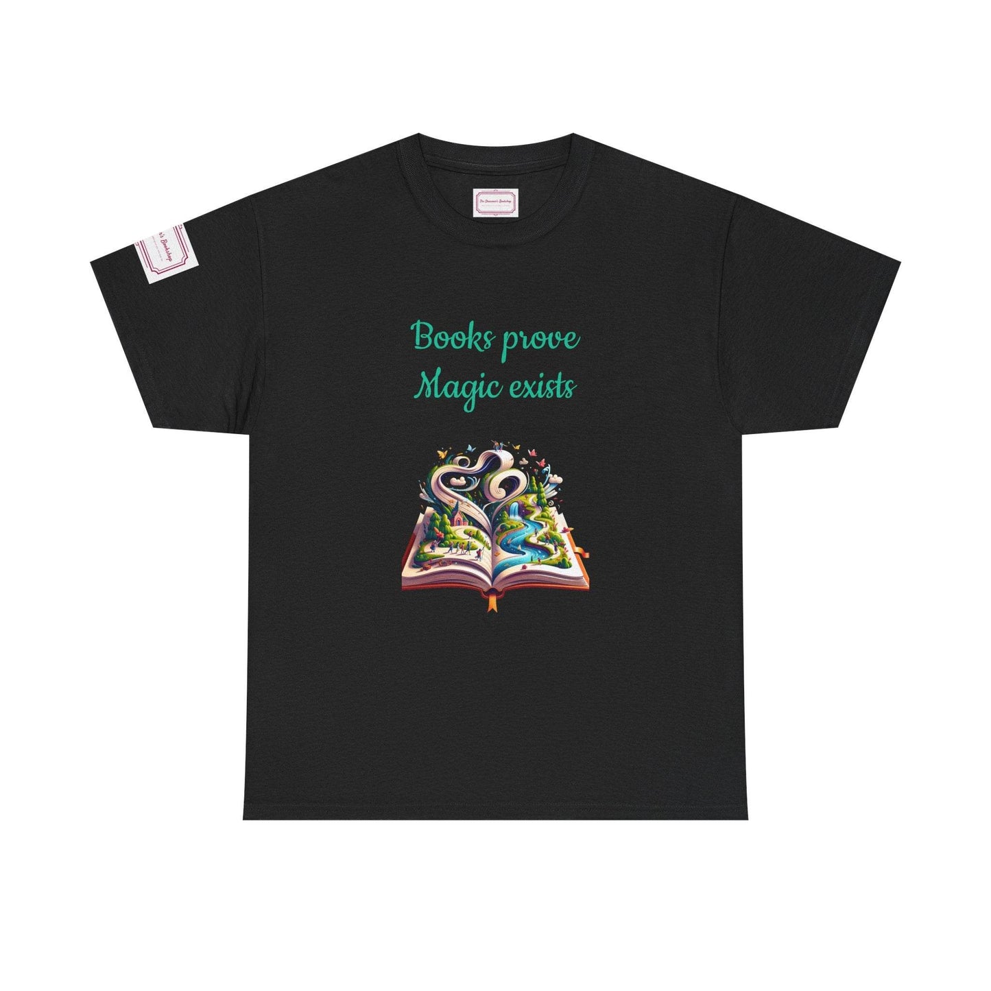 Magic exists - Unisex Heavy Cotton Tee - Perfect for Book Lovers - The Dreamer's Bookshop.