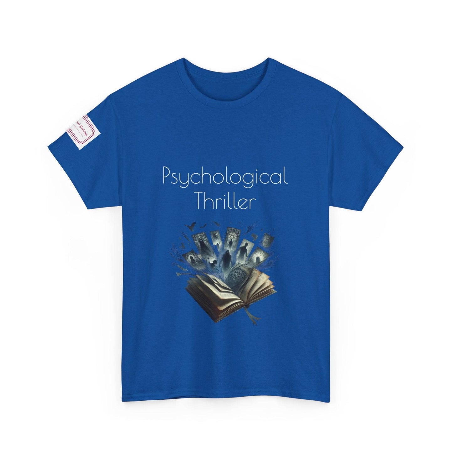 Fiction - Graphic Unisex Heavy Cotton Tee - Psychological Thriller - The Dreamer's Bookshop.