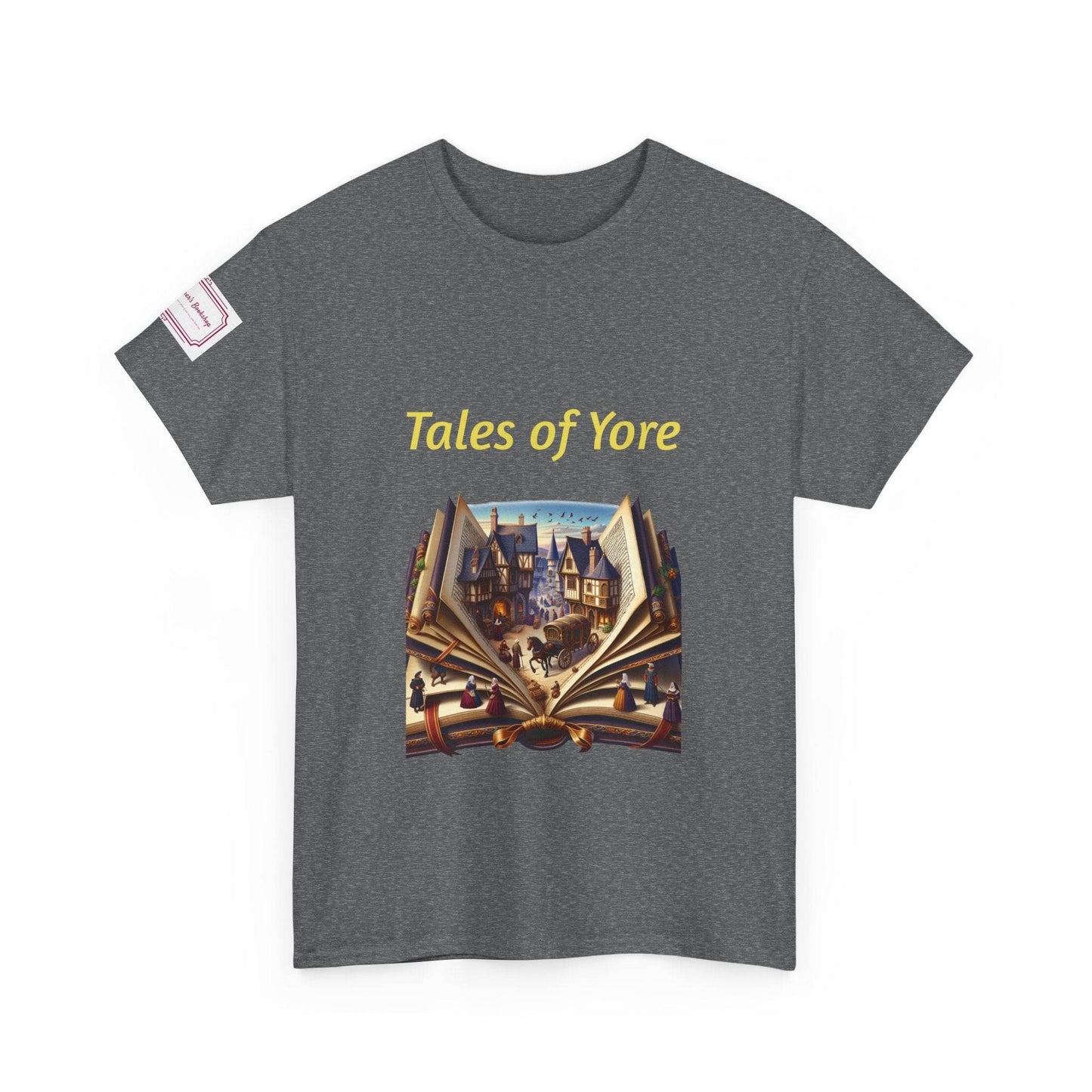 Tales of Yore - Graphic Unisex Heavy Cotton Tee - Historical Books - The Dreamer's Bookshop.