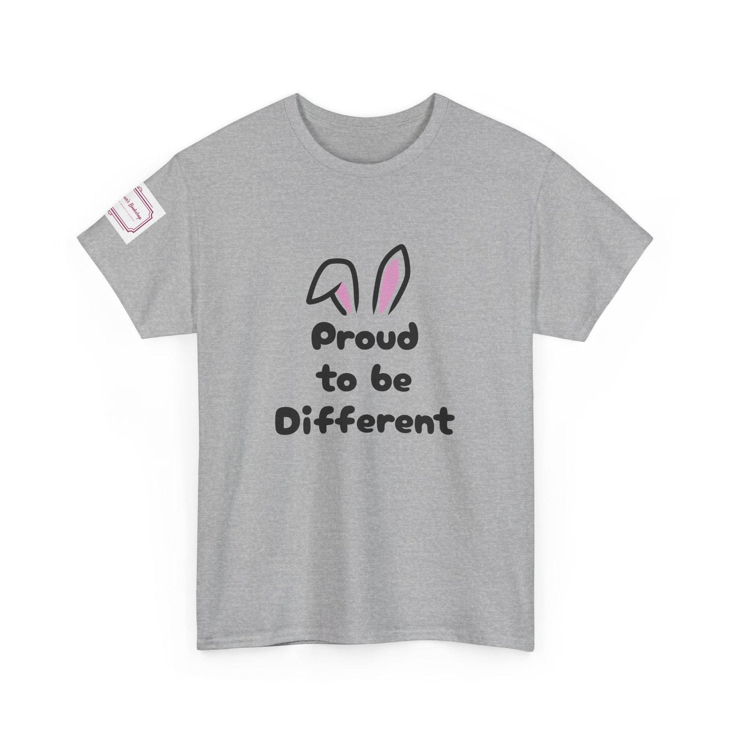 Proud to Be Different Unisex Heavy Cotton Tee – Celebrate Uniqueness - The Dreamer's Bookshop.