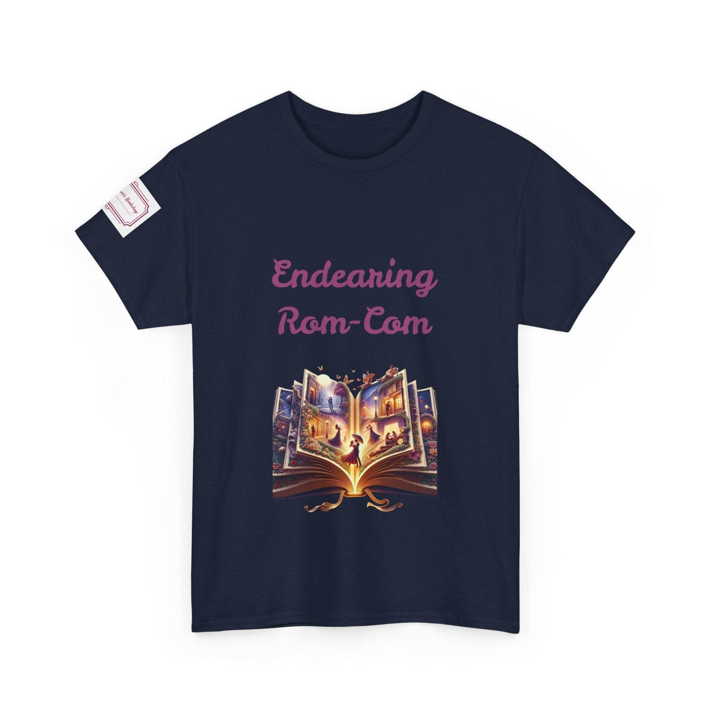 Endearing - Unisex Heavy Cotton Tee - Rom-Com Books - The Dreamer's Bookshop.