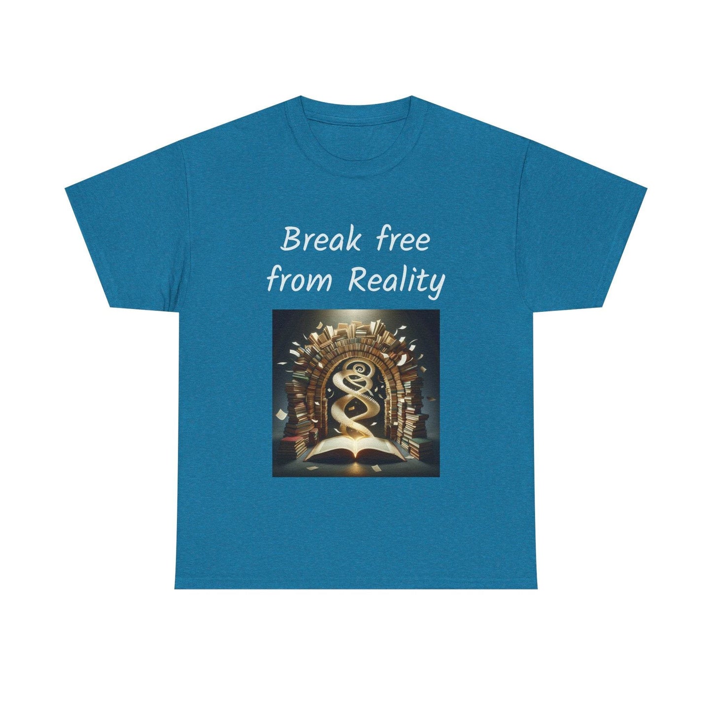 Break Free - Unisex Heavy Cotton Tee - Book Lovers - The Dreamer's Bookshop.
