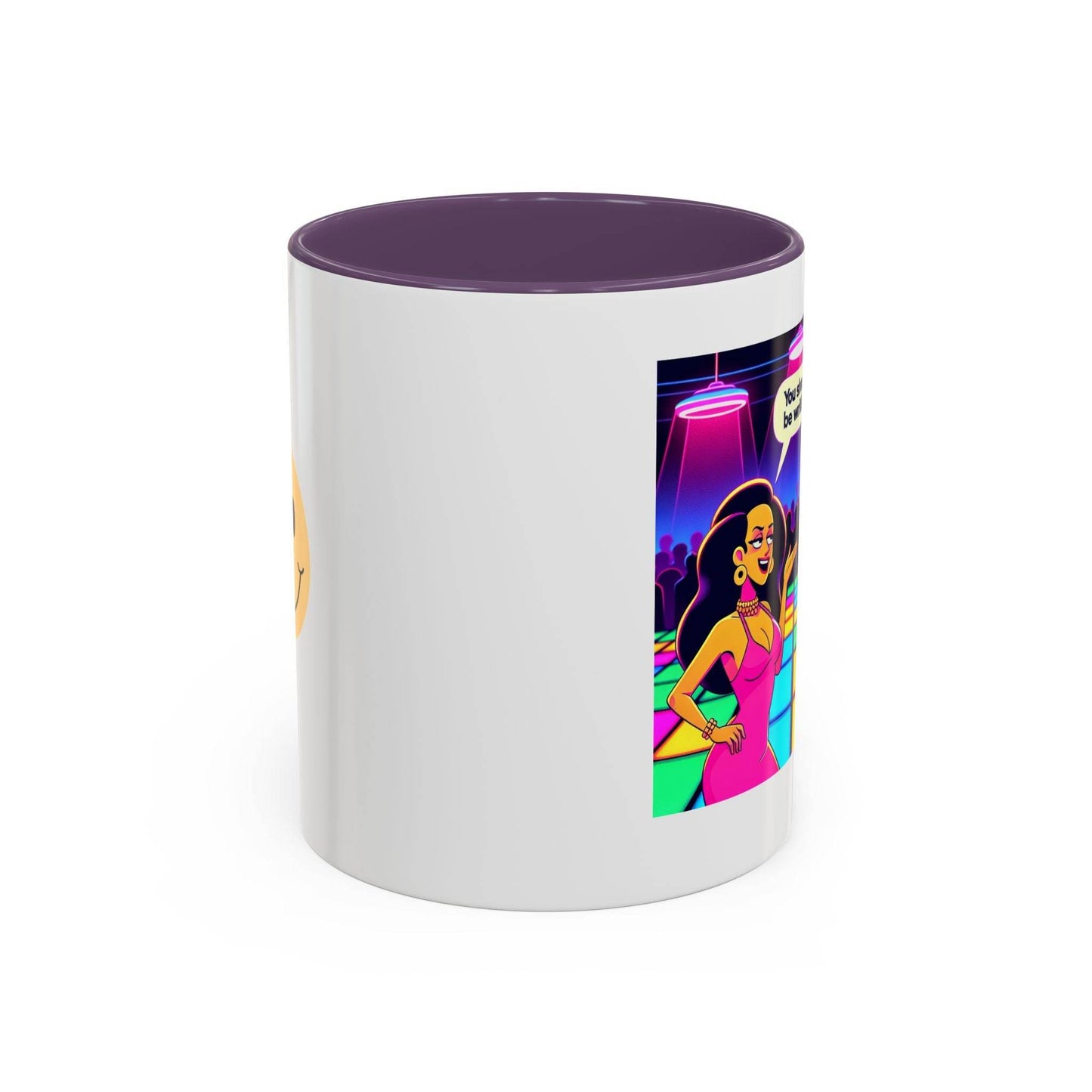 Retro Vibe Accent Coffee Mug - You should be writing - The Dreamer's Bookshop.