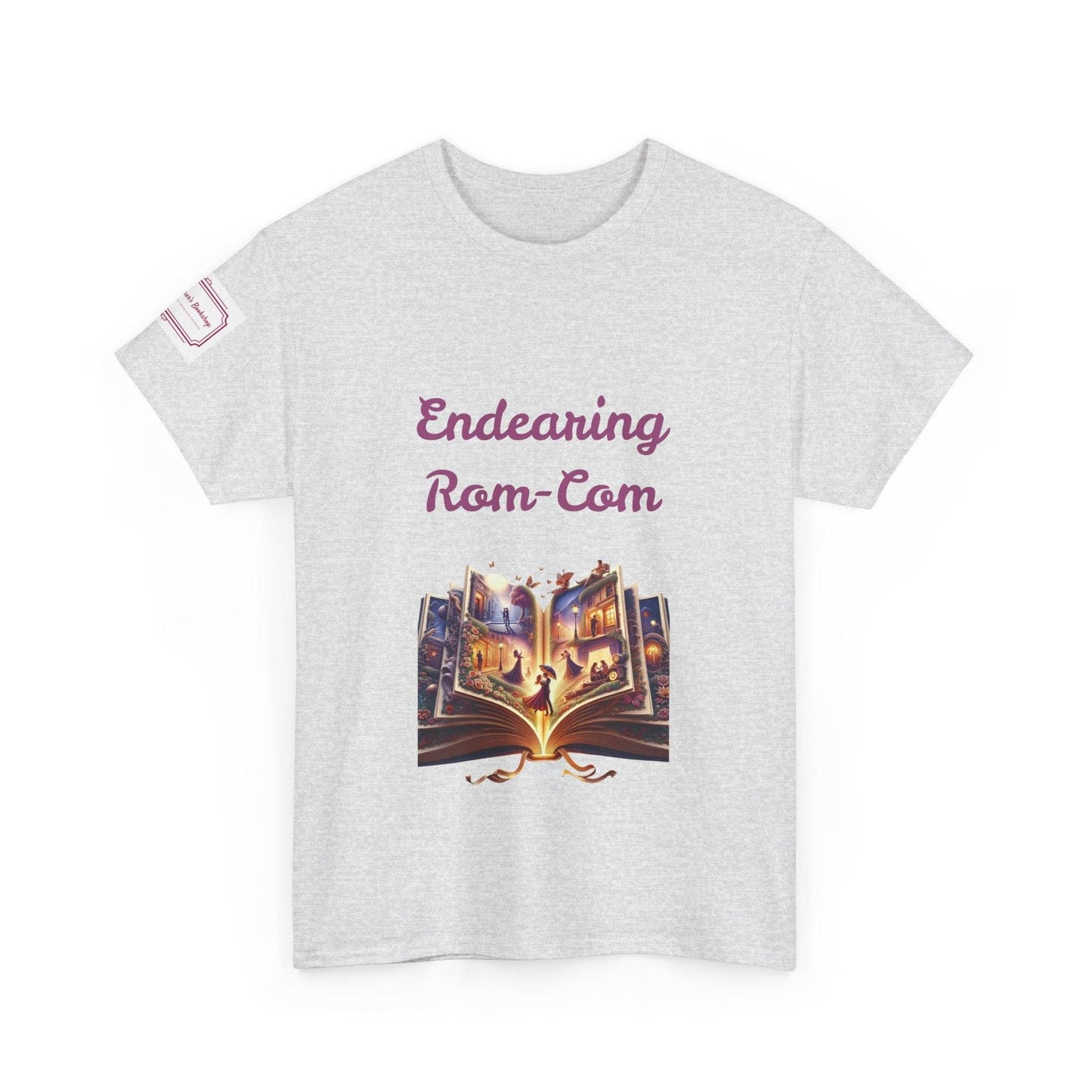 Endearing - Unisex Heavy Cotton Tee - Rom-Com Books - The Dreamer's Bookshop.