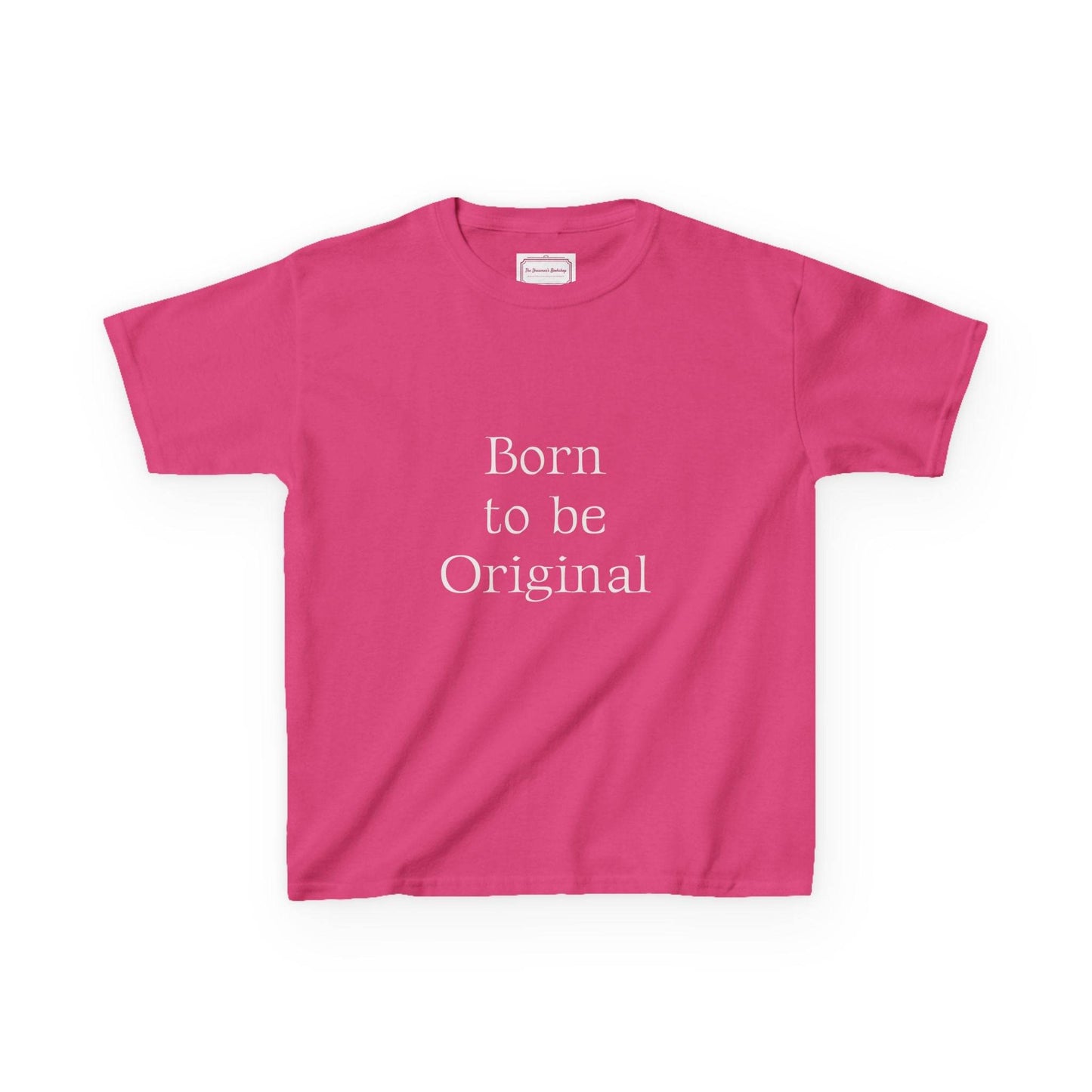 EU - Kids 'Born to be Original' Cotton Tee - Support Young Creators - The Dreamer's Bookshop.