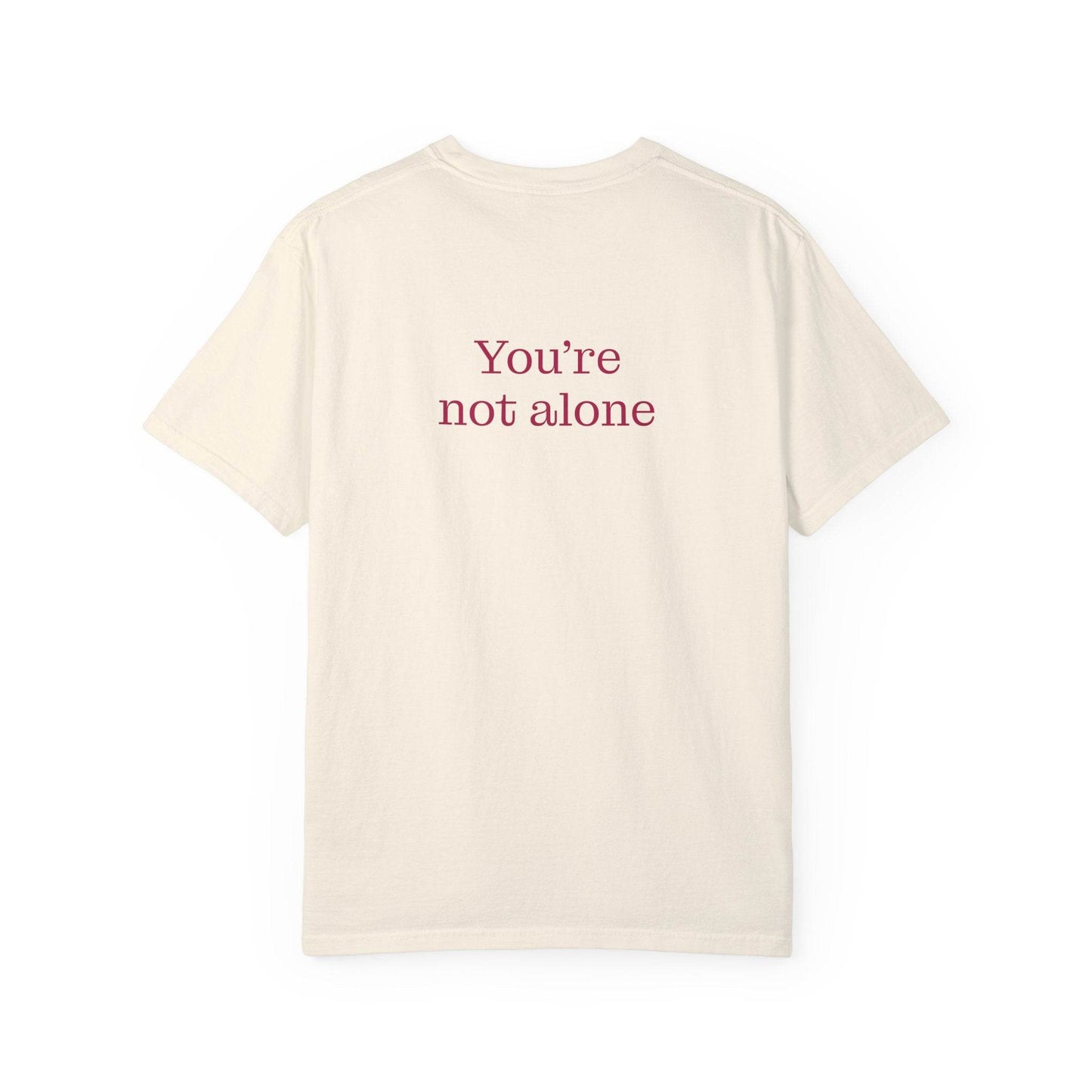 Cancer Survivor Unisex Garment-Dyed T-shirt - Inspirational Motivational Tee - The Dreamer's Bookshop.