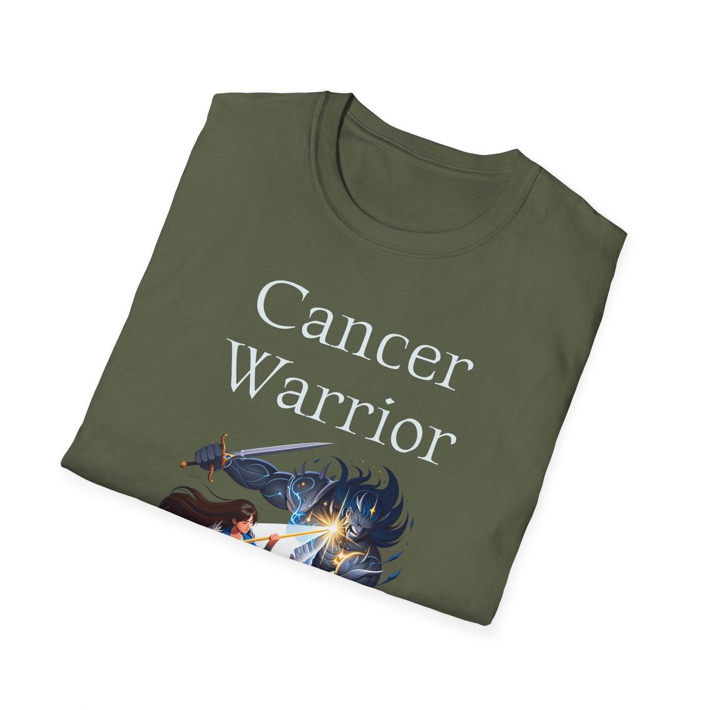 Cancer Warrior Unisex Softstyle T-Shirt - What's Your Battle? - The Dreamer's Bookshop.