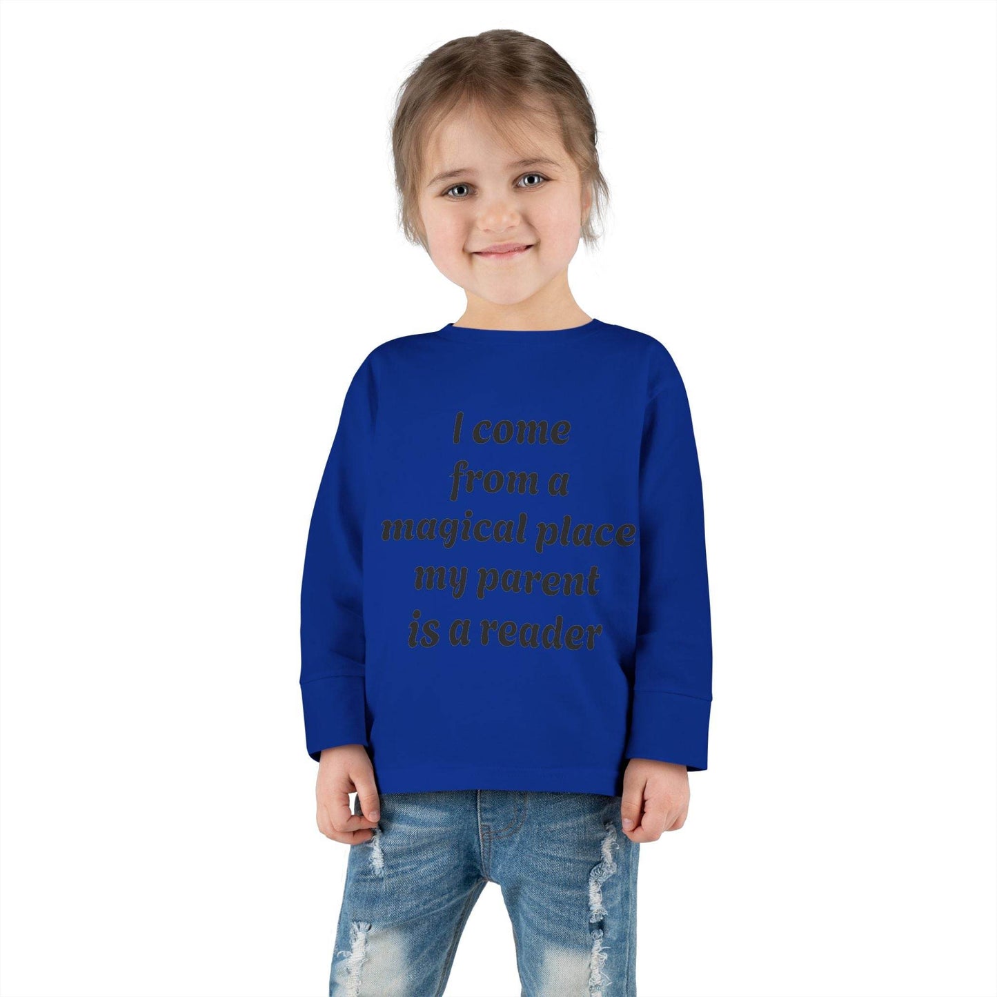 US (Ww) - Toddler Long Sleeve Tee - Magical Place Reader Quote - The Dreamer's Bookshop.