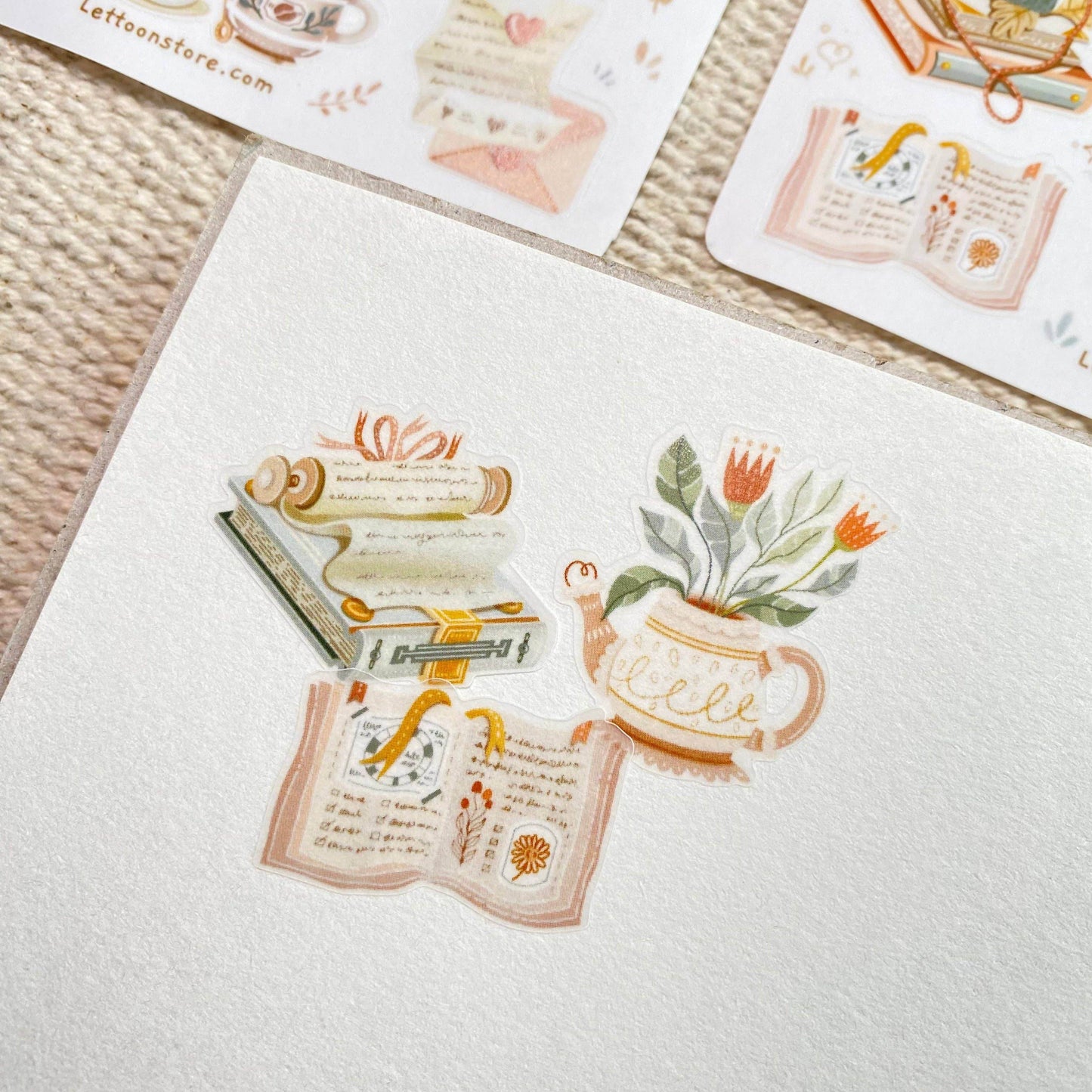 LETTOOn - Stickervel - Leestijd - The Dreamer's Bookshop.