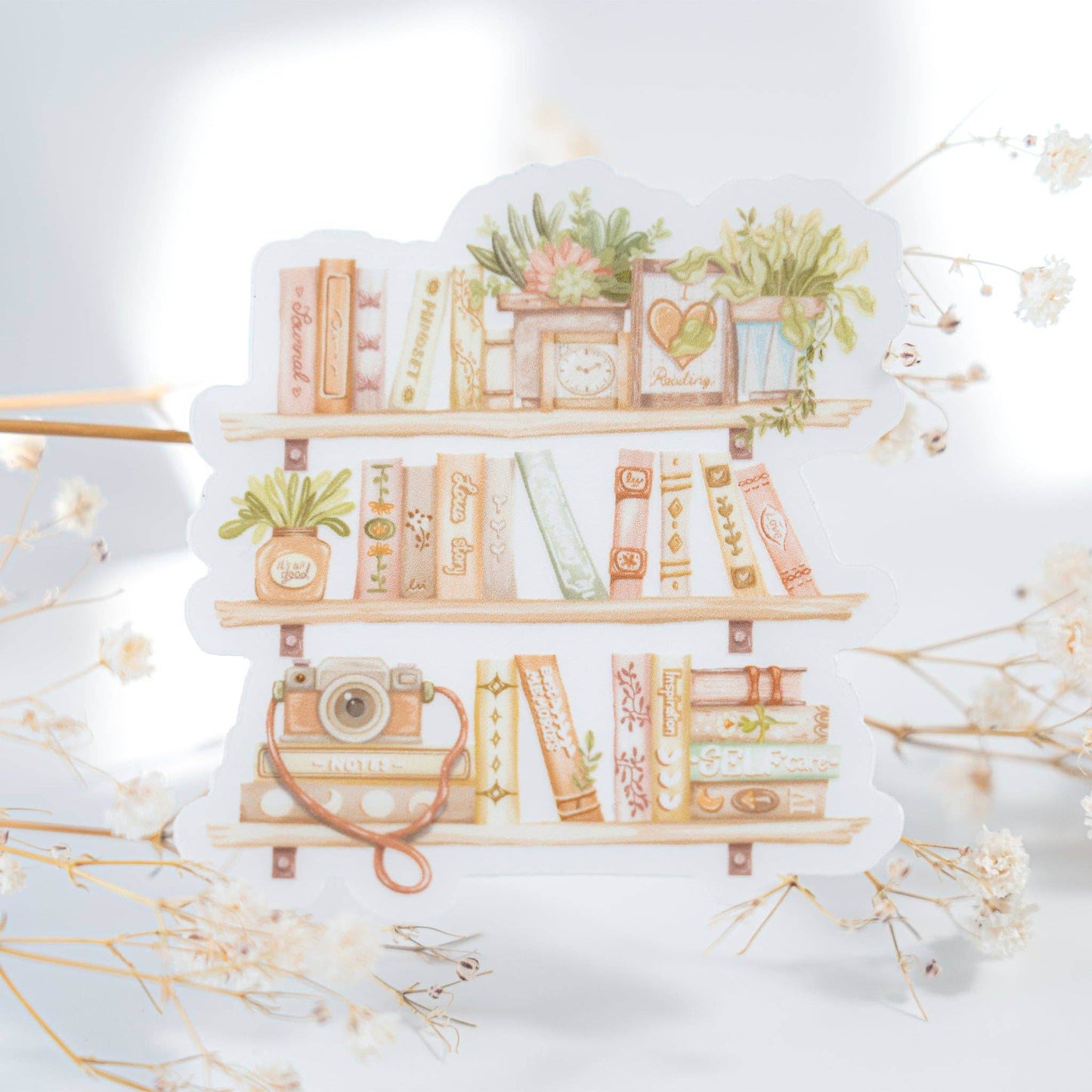 LETTOOn - Doorzichtige vinylsticker - Inspiration Shelf - The Dreamer's Bookshop.