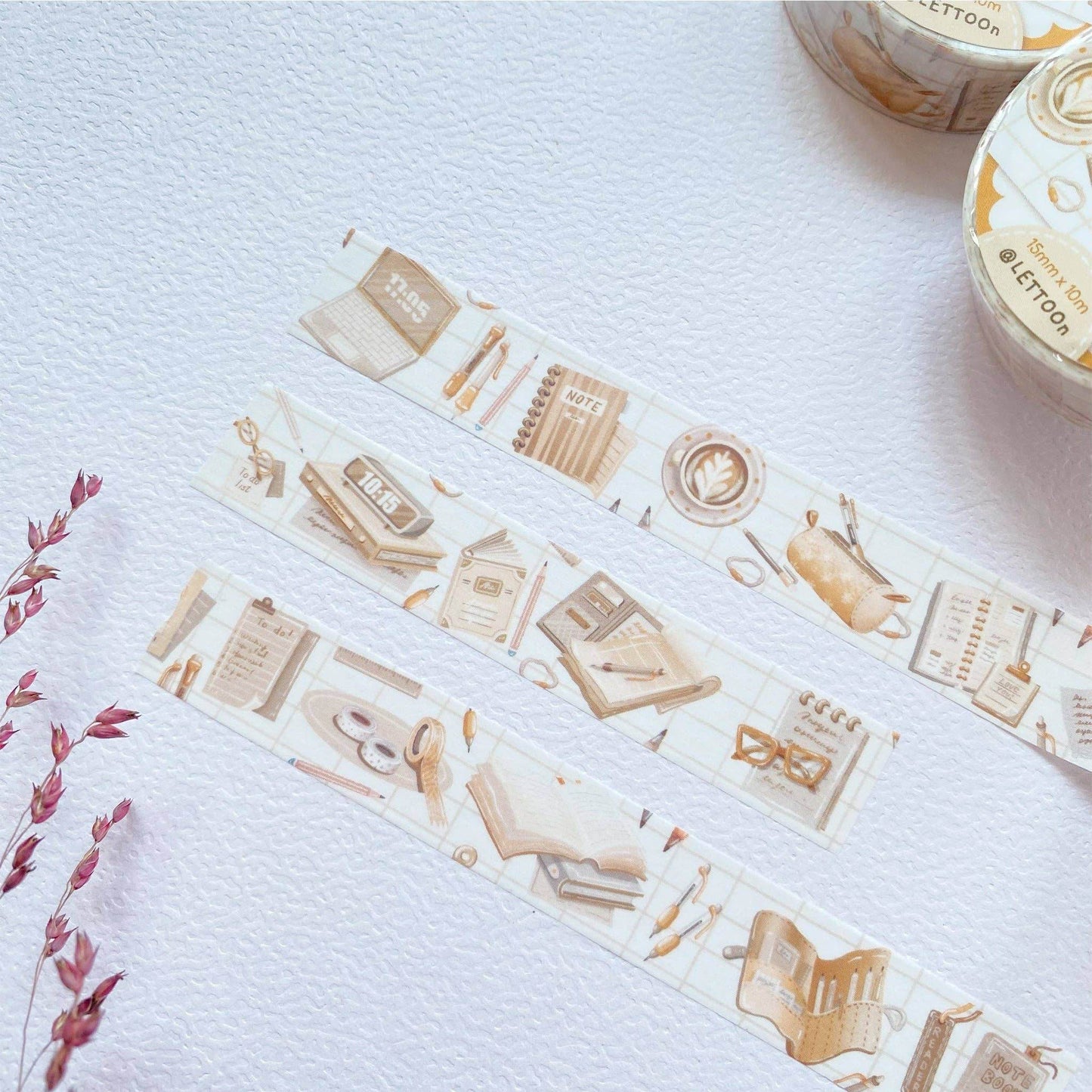 LETTOOn - Washi Tape - Studietijd - The Dreamer's Bookshop.