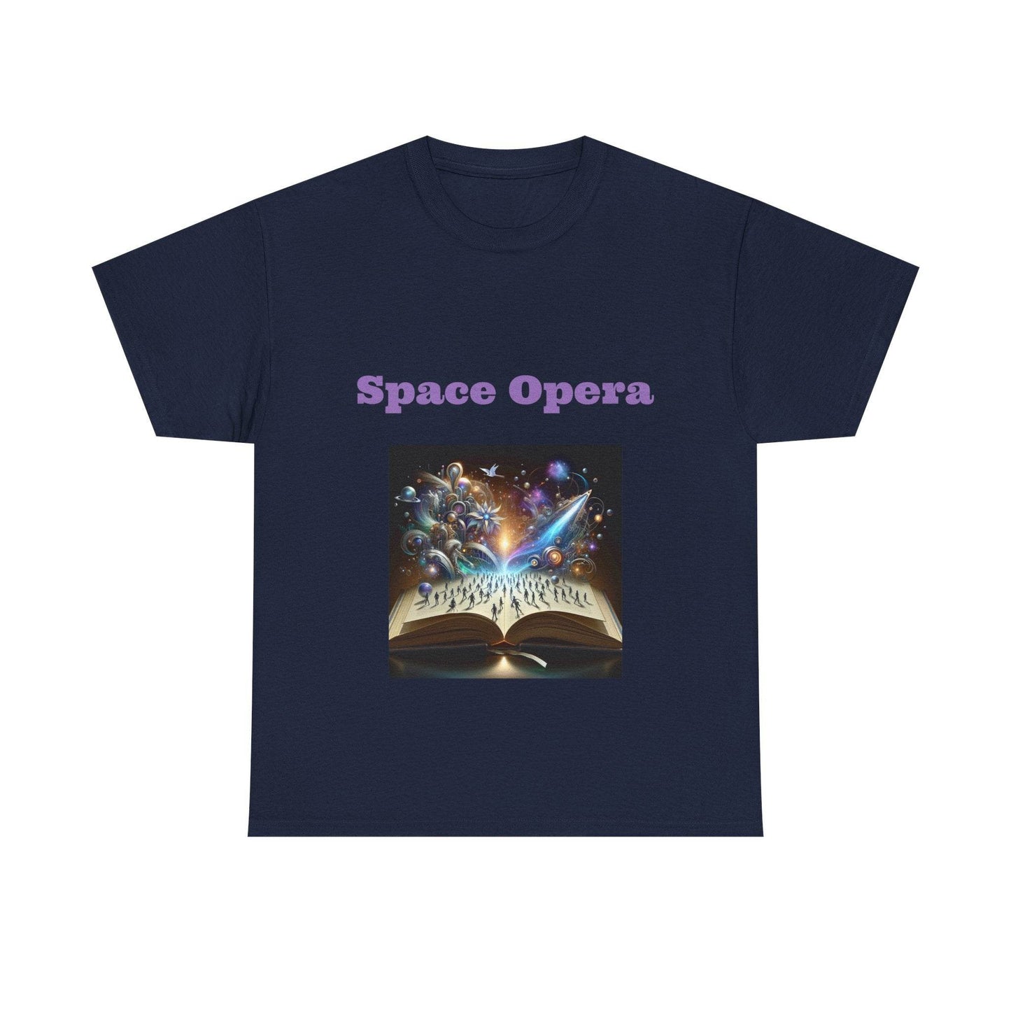 Space Opera - Unisex Heavy Cotton Tee - Sci-Fi Books - The Dreamer's Bookshop.