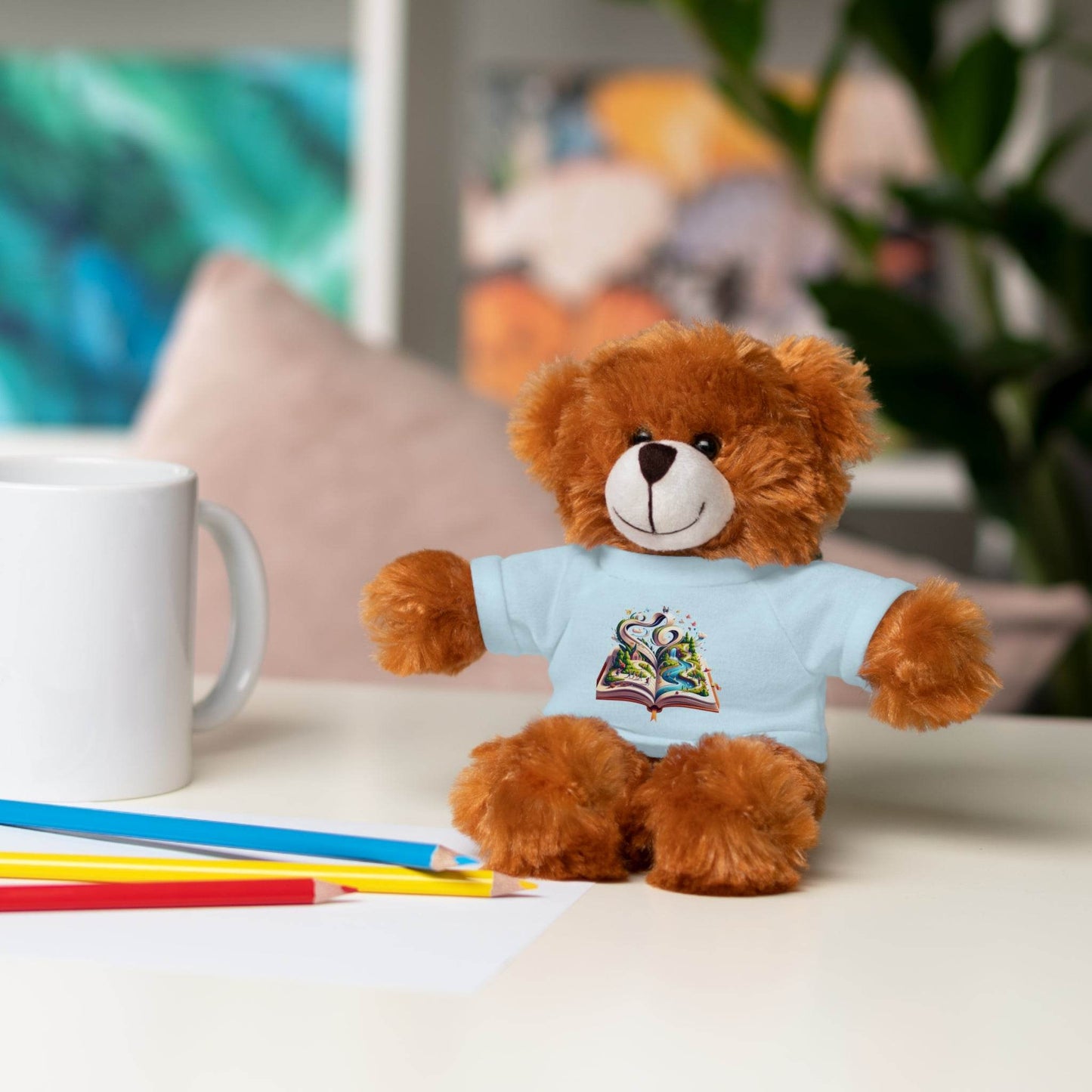 Personalized Stuffed Animal with Tee - Perfect Gift for Kids and Baby Showers - The Dreamer's Bookshop.