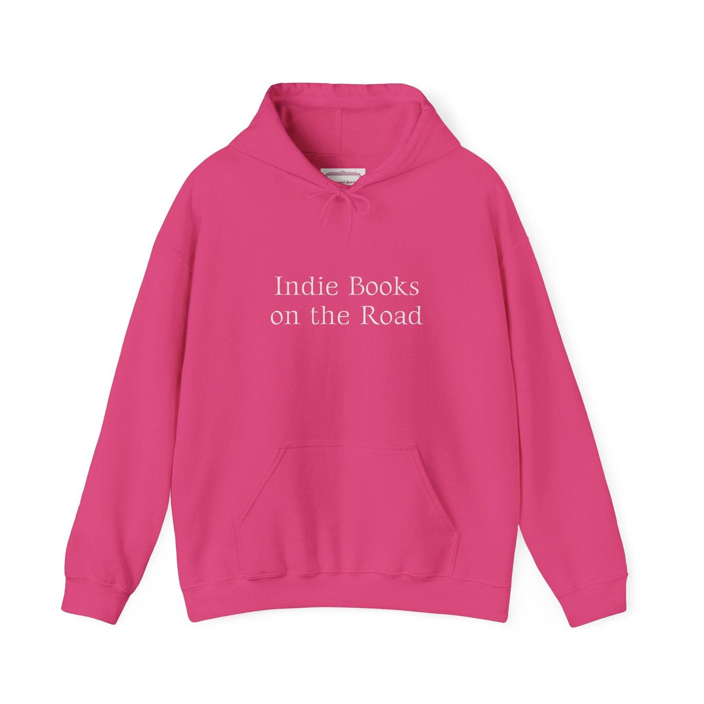 Indie Books on the Road Hooded Sweatshirt - Perfect for Book Lovers - The Dreamer's Bookshop.