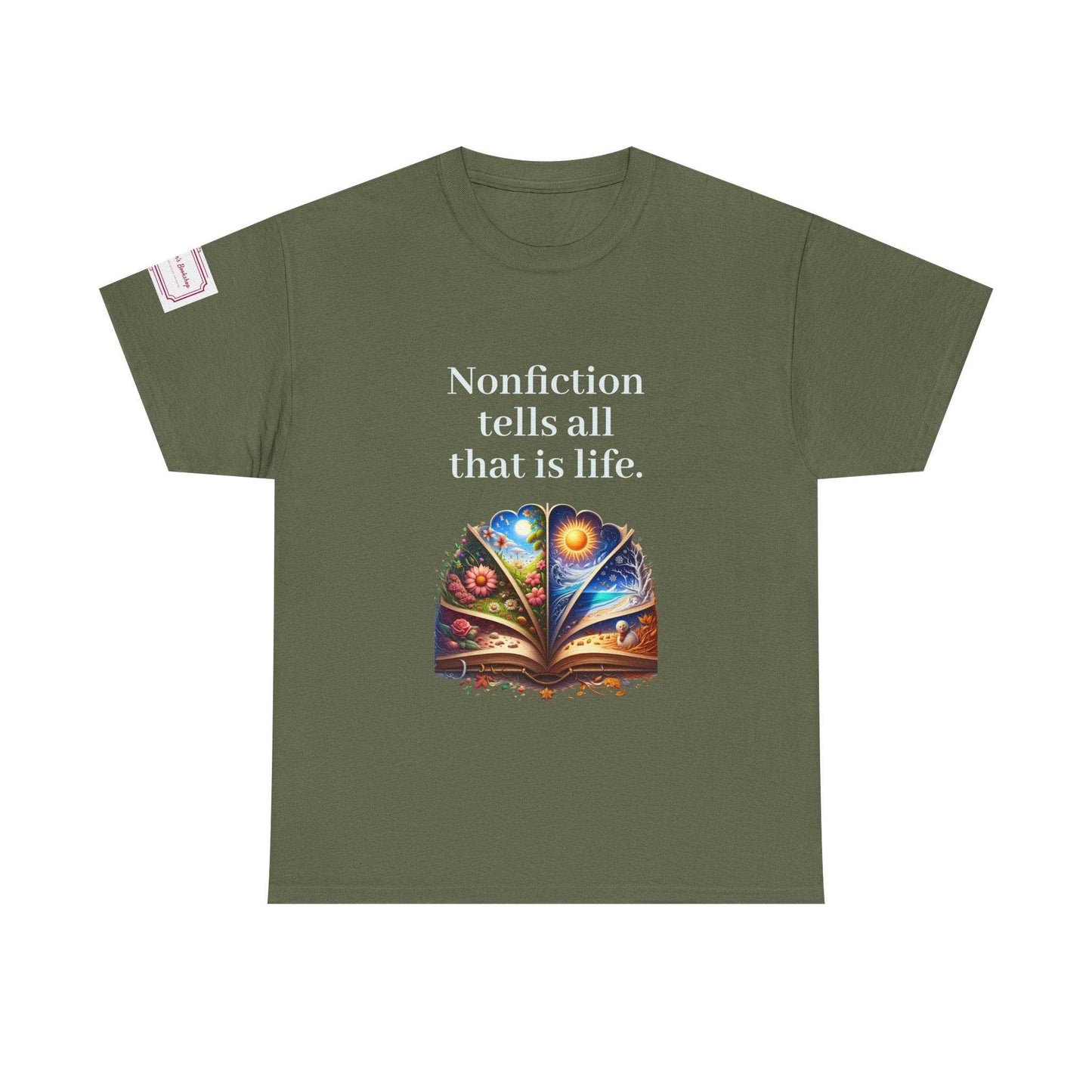 All that is Life - Graphic Unisex Heavy Cotton Tee - Nonfiction Books - The Dreamer's Bookshop.