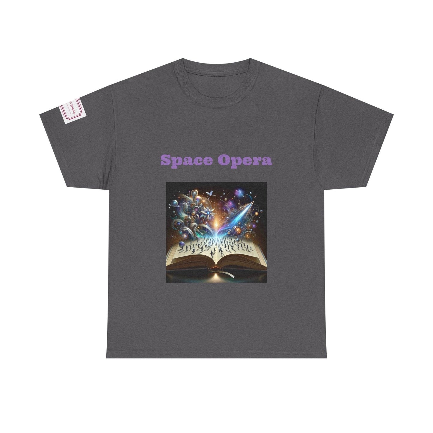 Space Opera - Graphic Unisex Heavy Cotton Tee - Sci-Fi Books - The Dreamer's Bookshop.