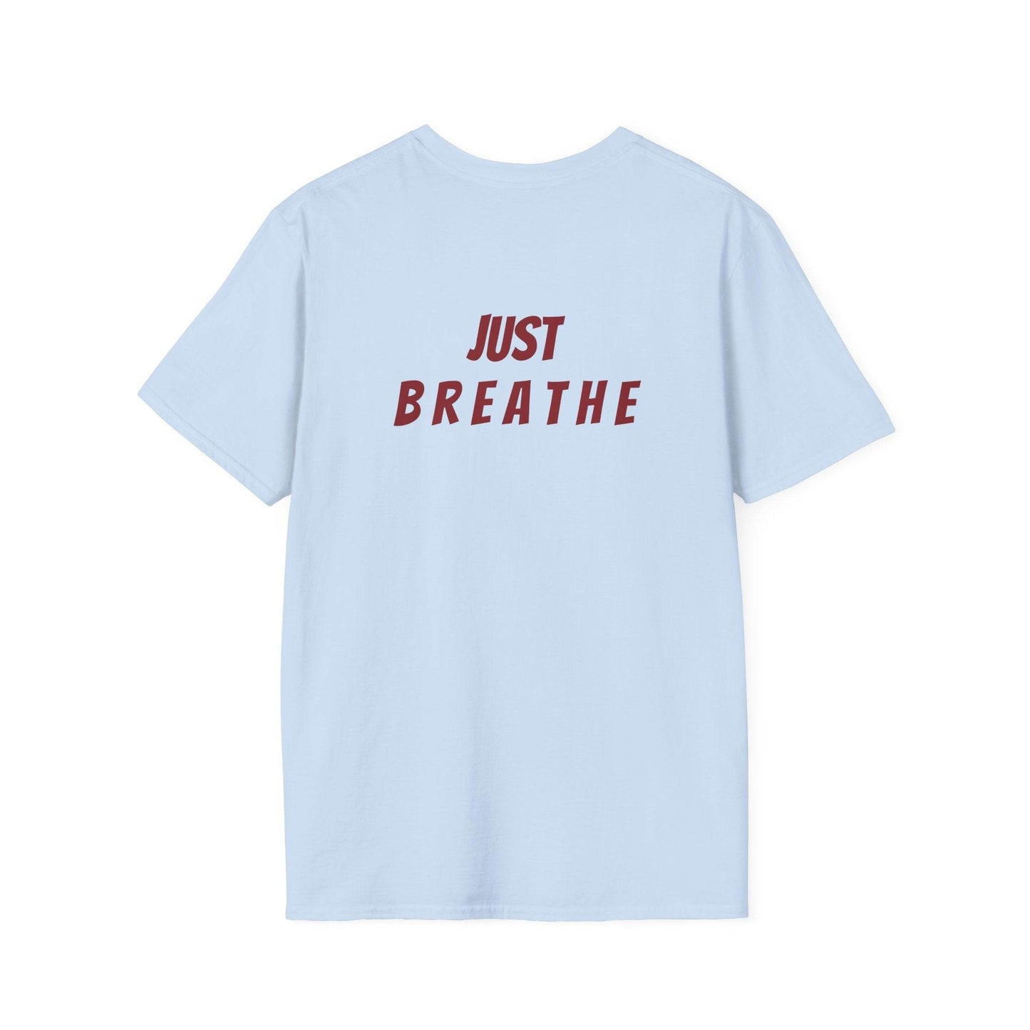 Unisex Softstyle T-Shirt - 'Just Breathe' - The Dreamer's Bookshop.
