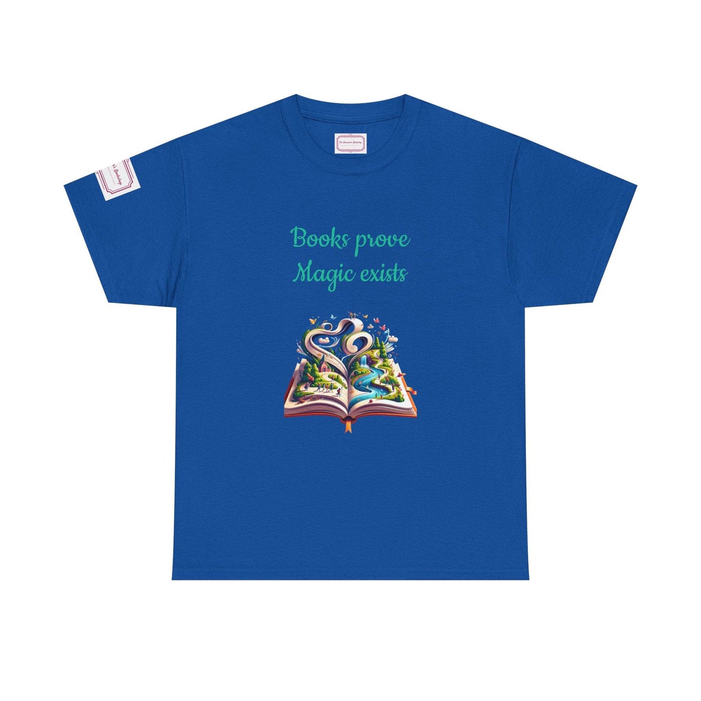 Magic exists - Unisex Heavy Cotton Tee - Perfect for Book Lovers - The Dreamer's Bookshop.