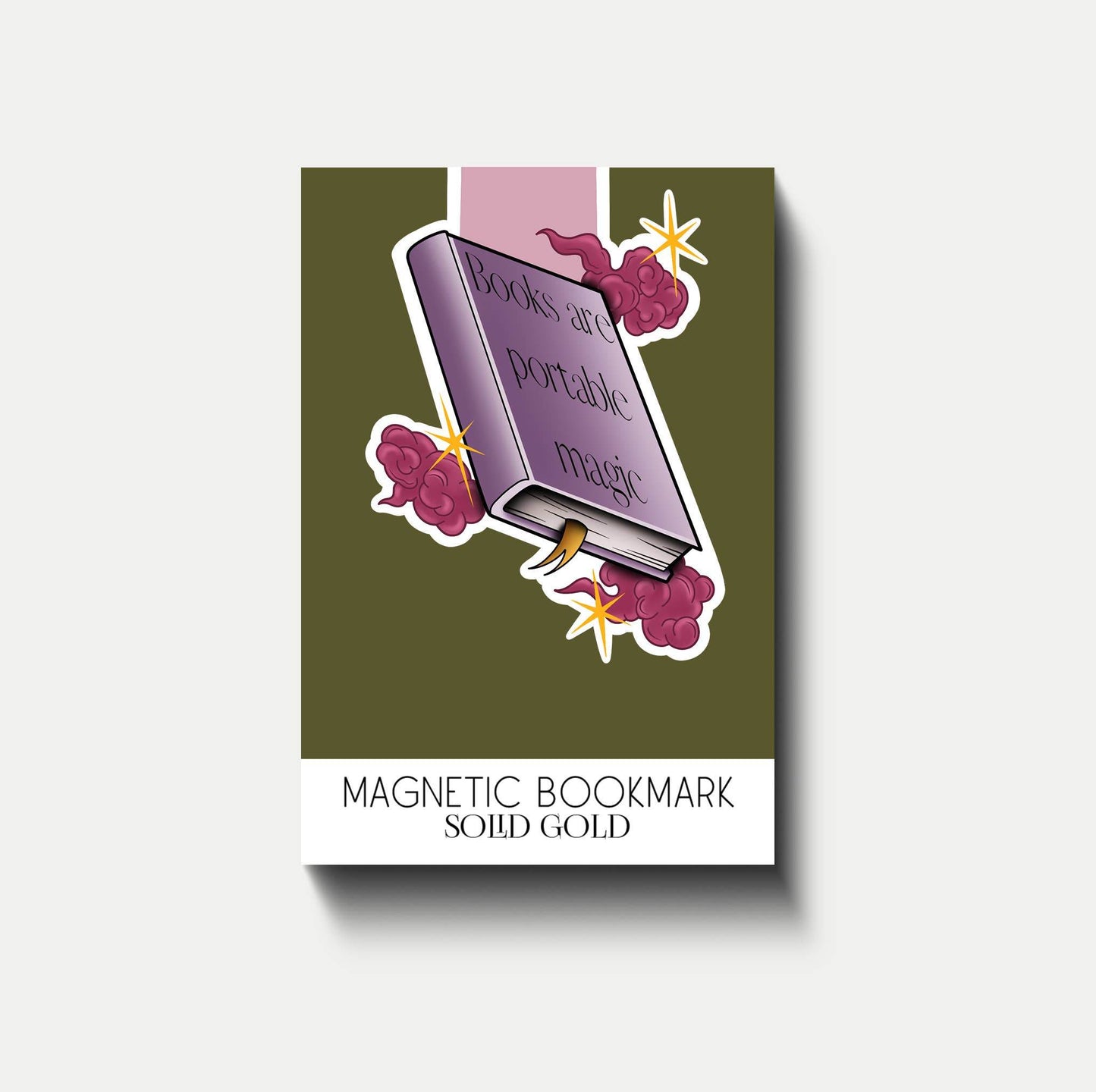 Solid Gold / Naja-Marie Baumann - Draagbare magie - Magnetische bladwijzer - The Dreamer's Bookshop.