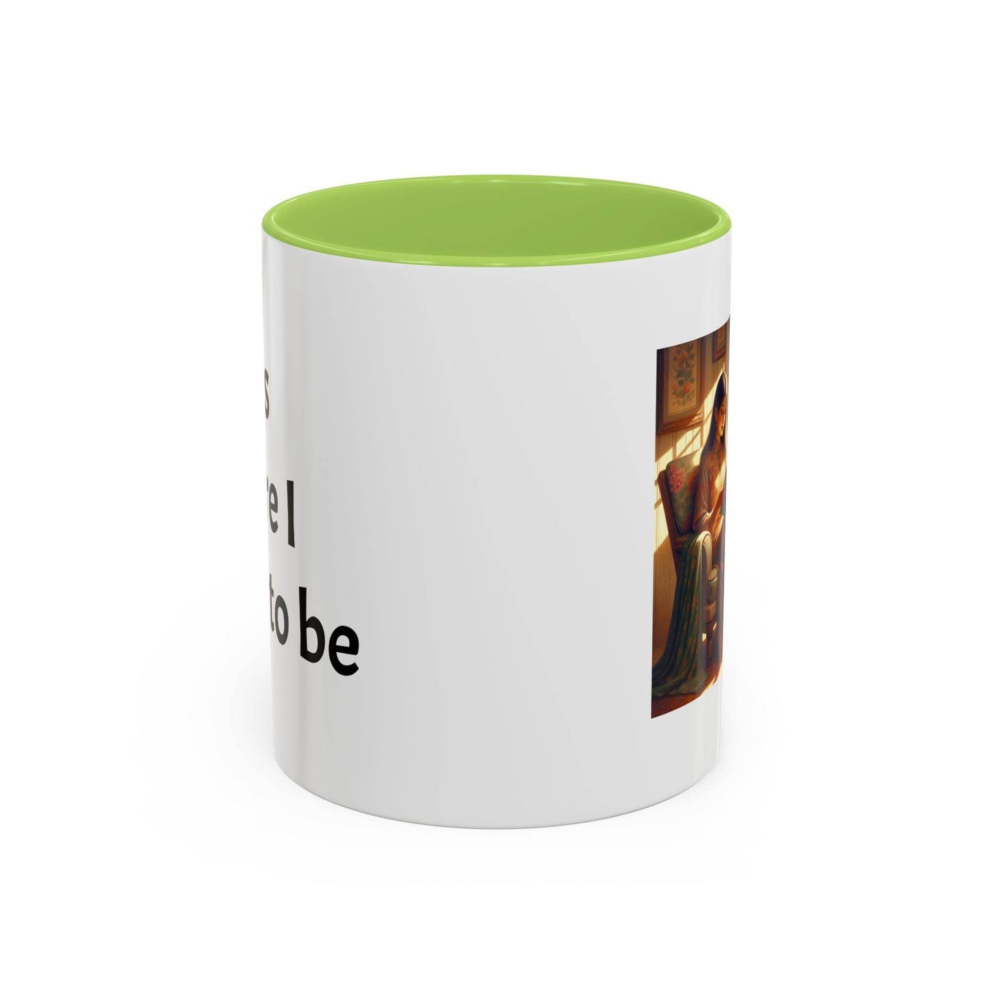 Cozy Reading Accent Coffee Mug - 11 oz - Perfect for Book Lovers - The Dreamer's Bookshop.