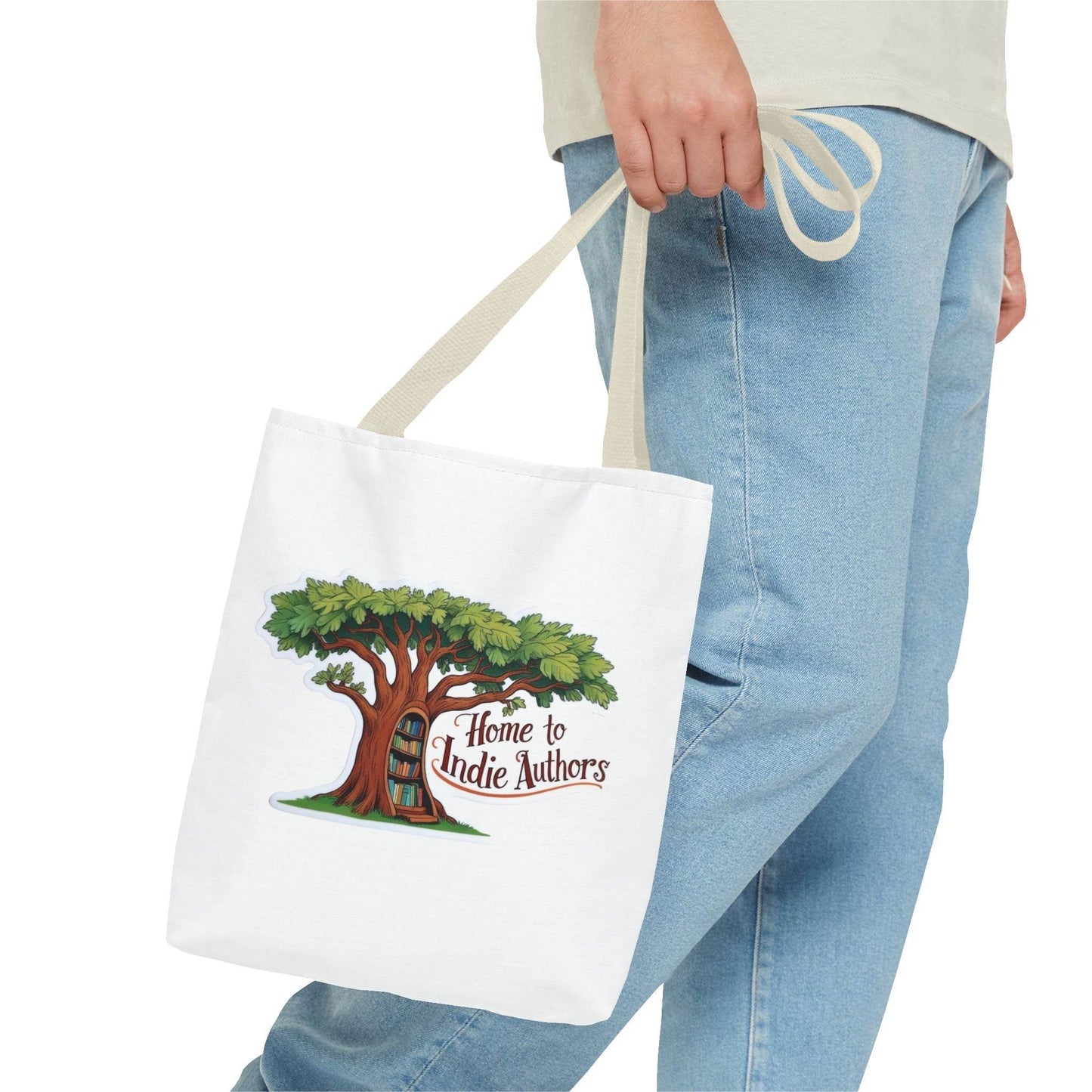 Literary Tote Bag - Home to Indie Authors & The Dreamer's Bookshop Designs - The Dreamer's Bookshop.