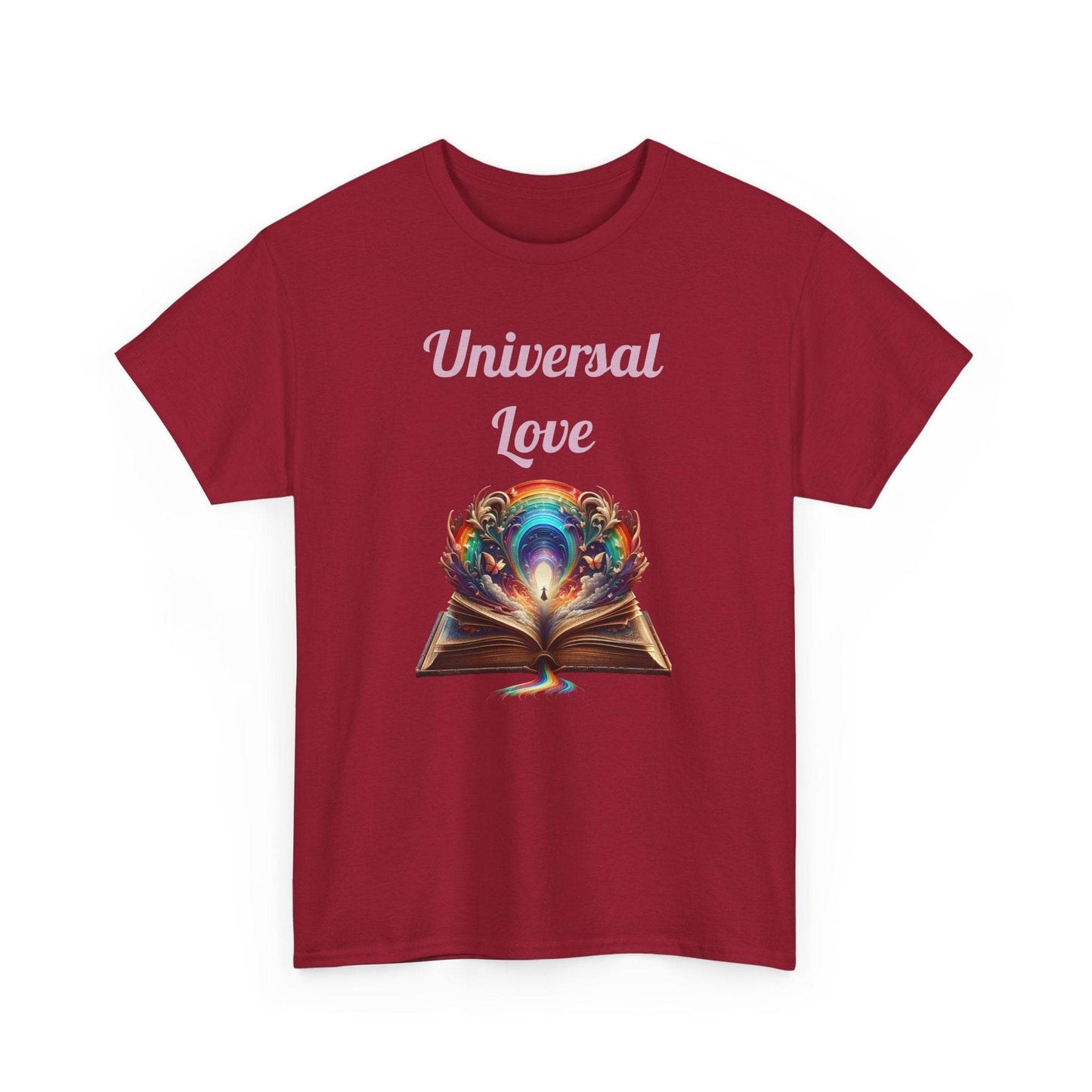Universal Love - Graphic Tee - Unisex Heavy Cotton T-Shirt Queer Romance Books - The Dreamer's Bookshop.