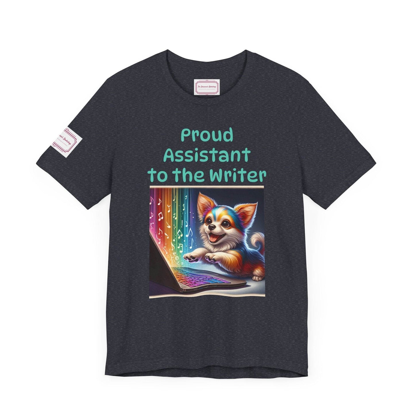 Assistant Writer Tee - Fun Short Sleeve Shirt for Writers & Book Lovers - The Dreamer's Bookshop.