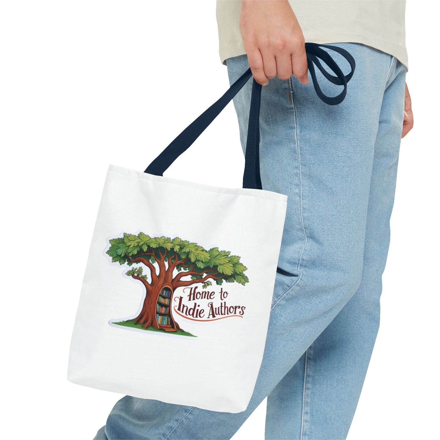 Literary Tote Bag - Home to Indie Authors & The Dreamer's Bookshop Designs - The Dreamer's Bookshop.
