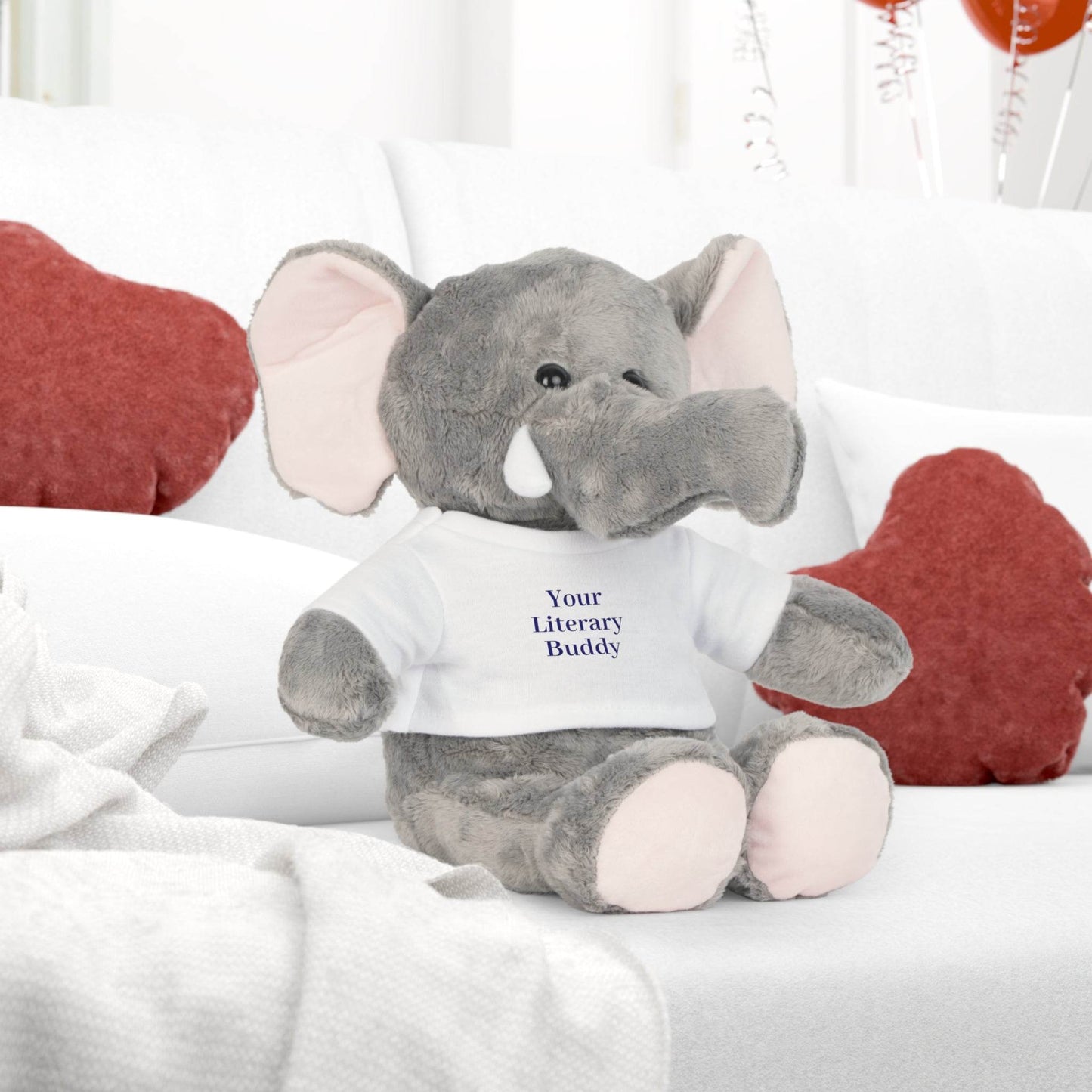 Cuddle Companion Plush Toy with Motivational T-Shirt - The Dreamer's Bookshop.