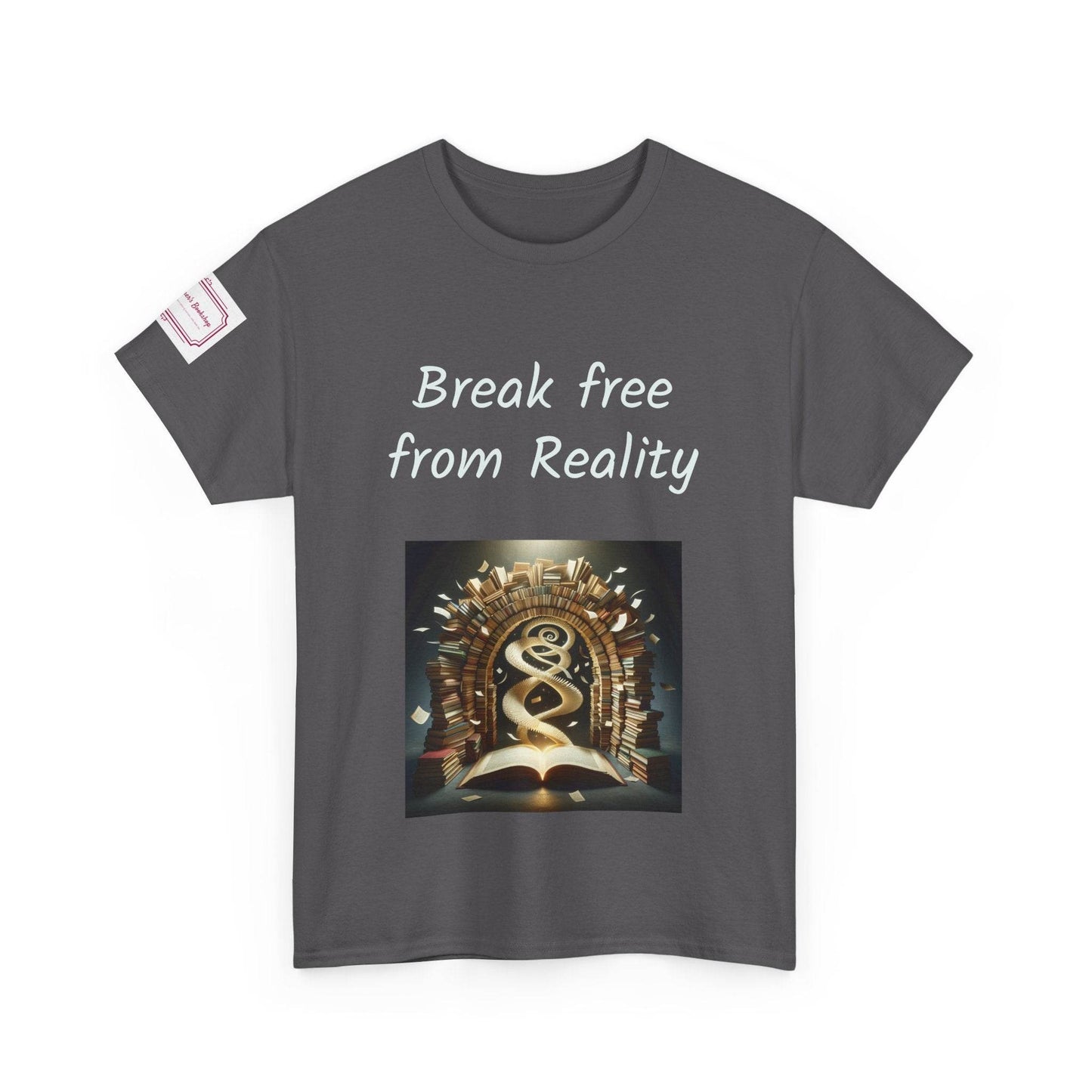 Break Free - Unisex Heavy Cotton Tee - Book Lovers - The Dreamer's Bookshop.