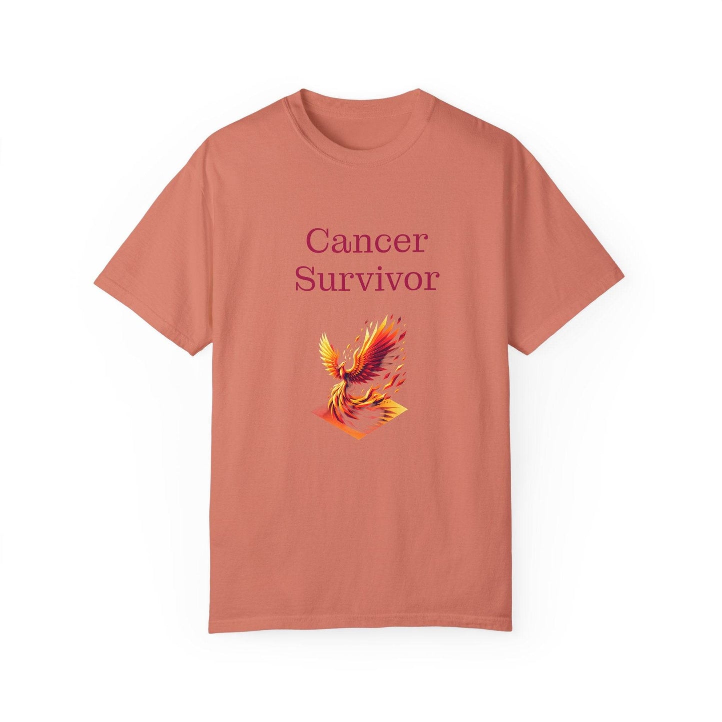 Cancer Survivor Unisex Garment-Dyed T-shirt - Inspirational Motivational Tee - The Dreamer's Bookshop.