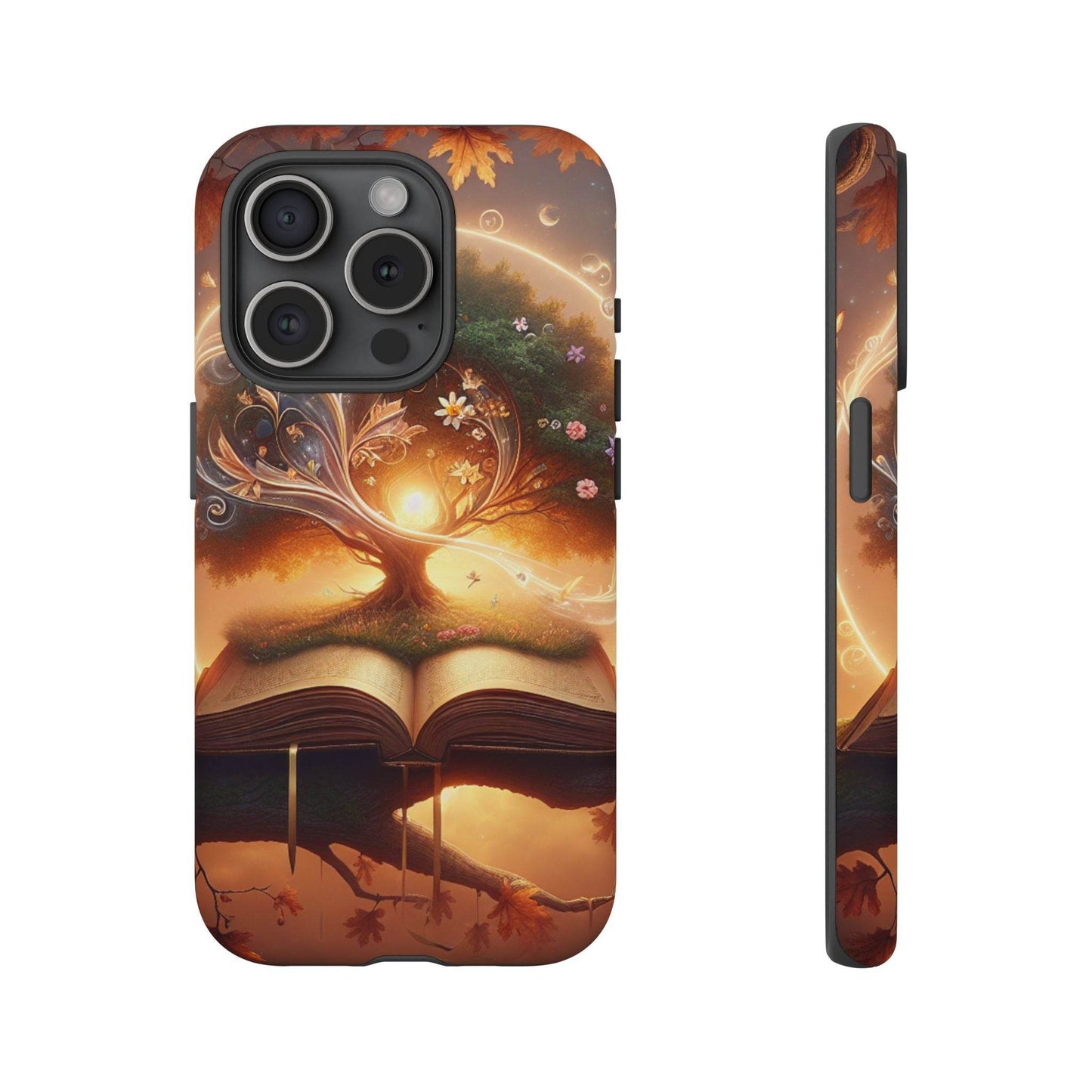 Nature-Inspired iPhone & Samsung Phone Case with Tree of Life Design - The Dreamer's Bookshop.