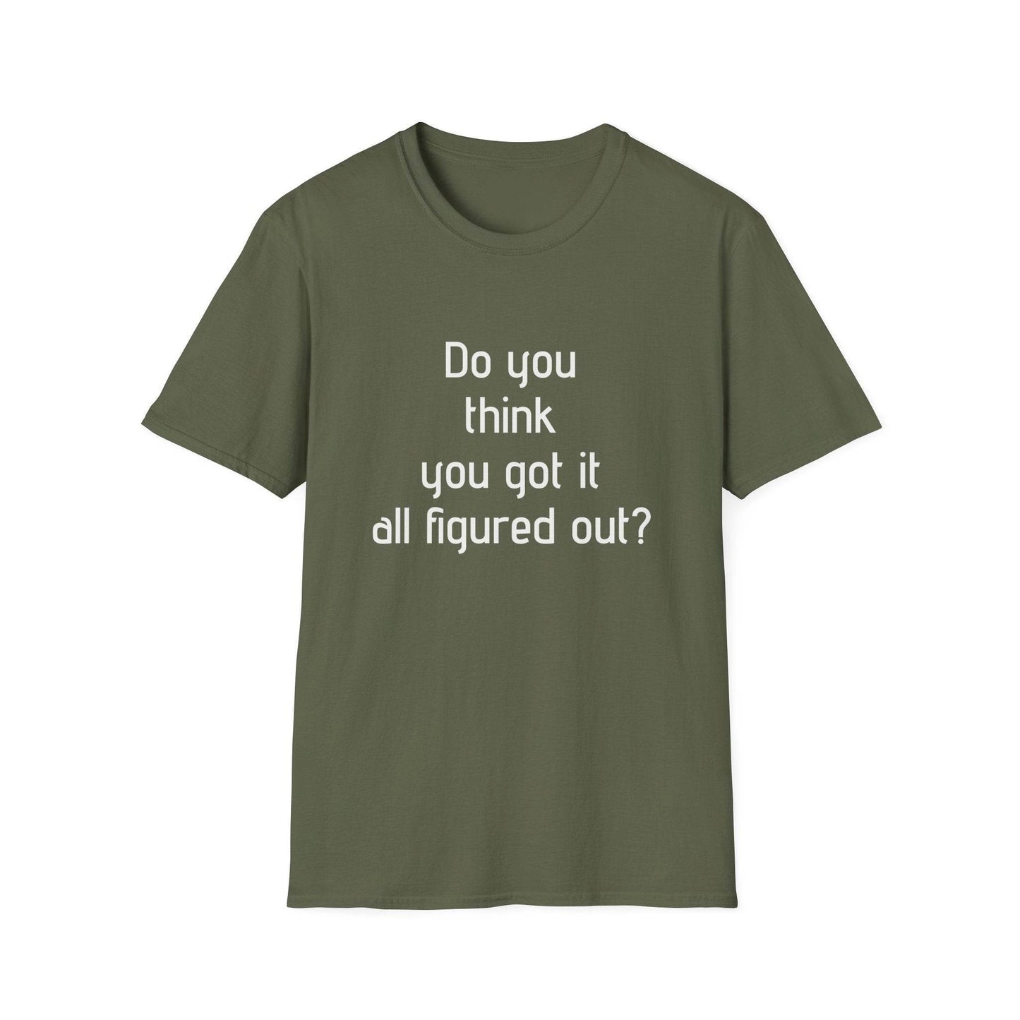 Unisex Softstyle T-Shirt - 'Think Again' - The Dreamer's Bookshop.