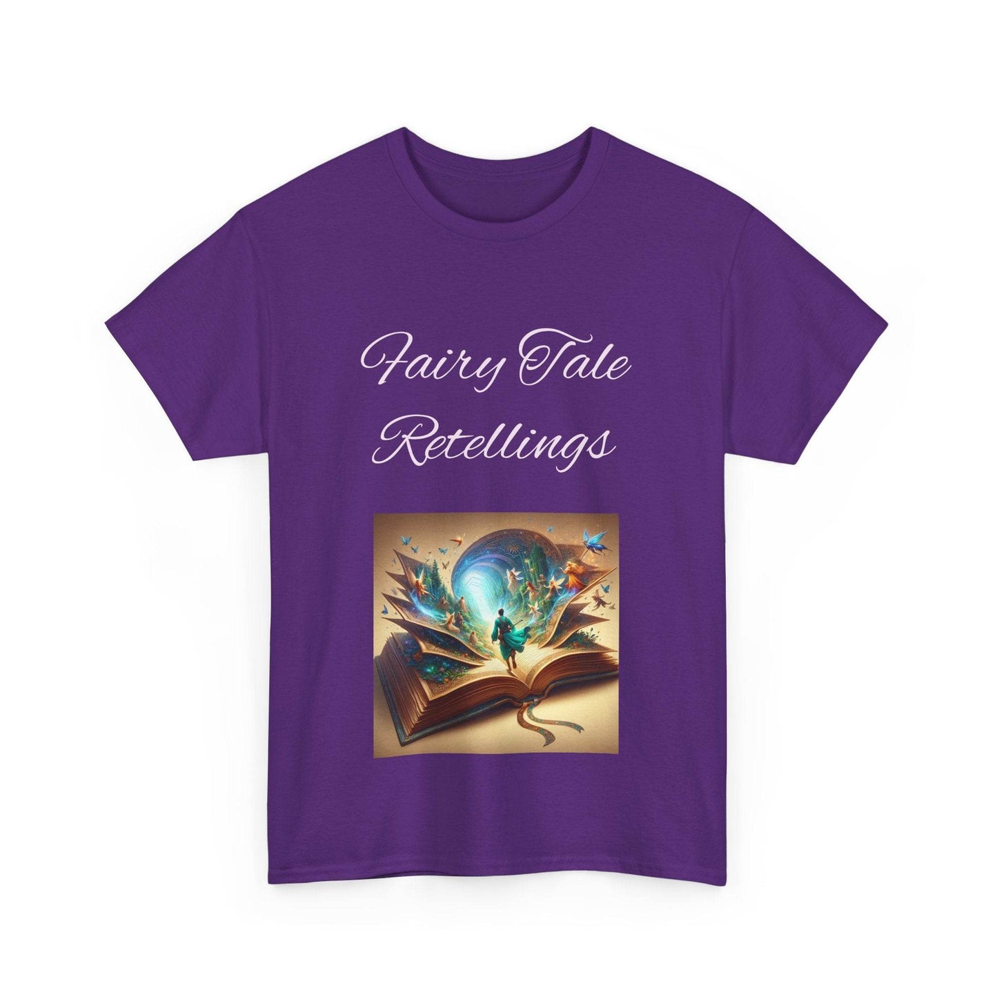 Fiction - Unisex Heavy Cotton Tee - Fairy Tale Retellings - The Dreamer's Bookshop.