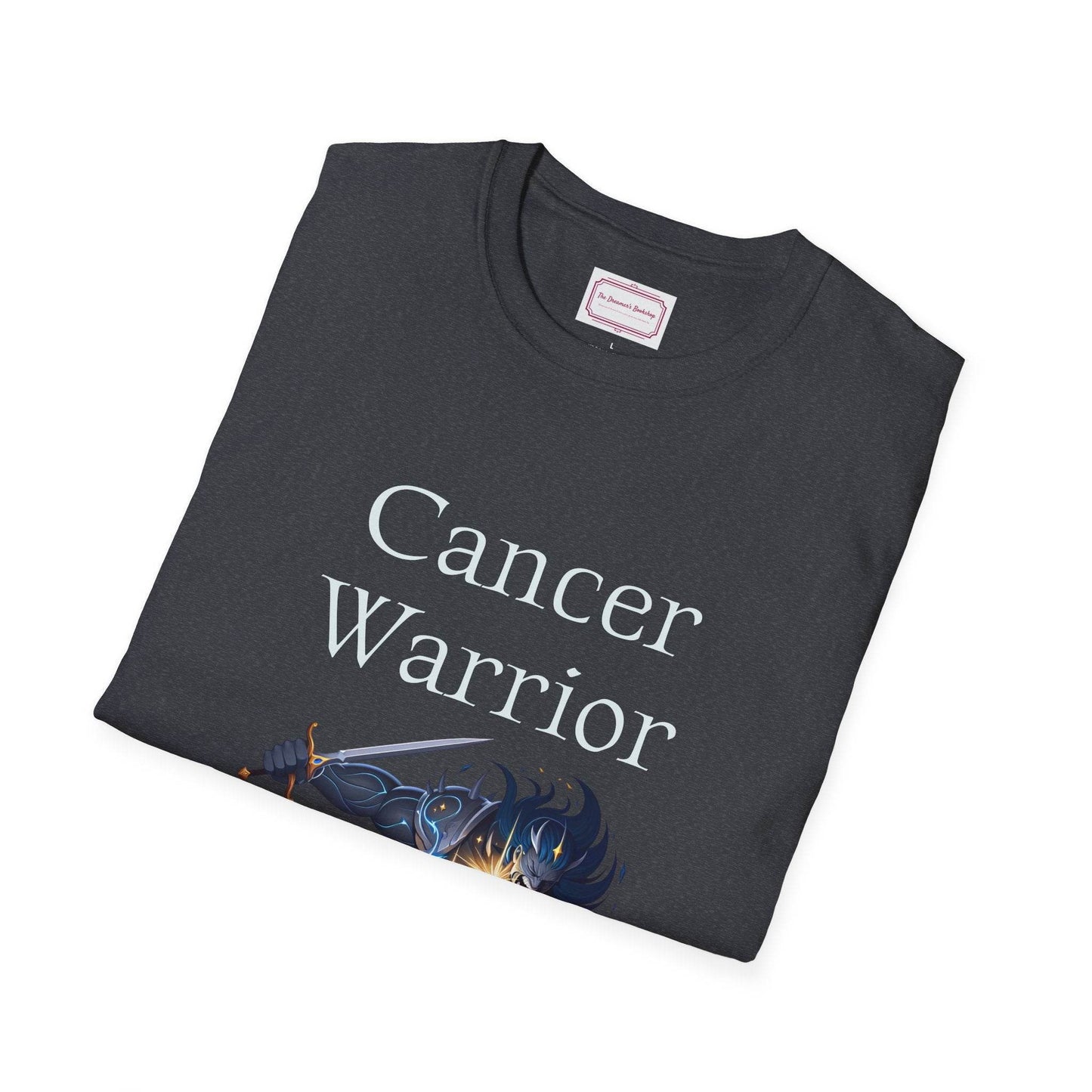 Cancer Warrior Unisex Softstyle T-Shirt - Embrace Your Battles - The Dreamer's Bookshop.