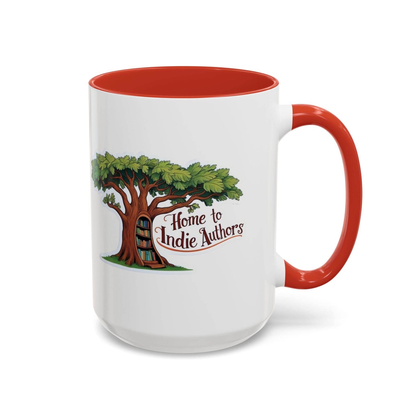 Home to Indie Authors Accent Coffee Mug - Perfect Gift for Writers & Book Lovers - The Dreamer's Bookshop.