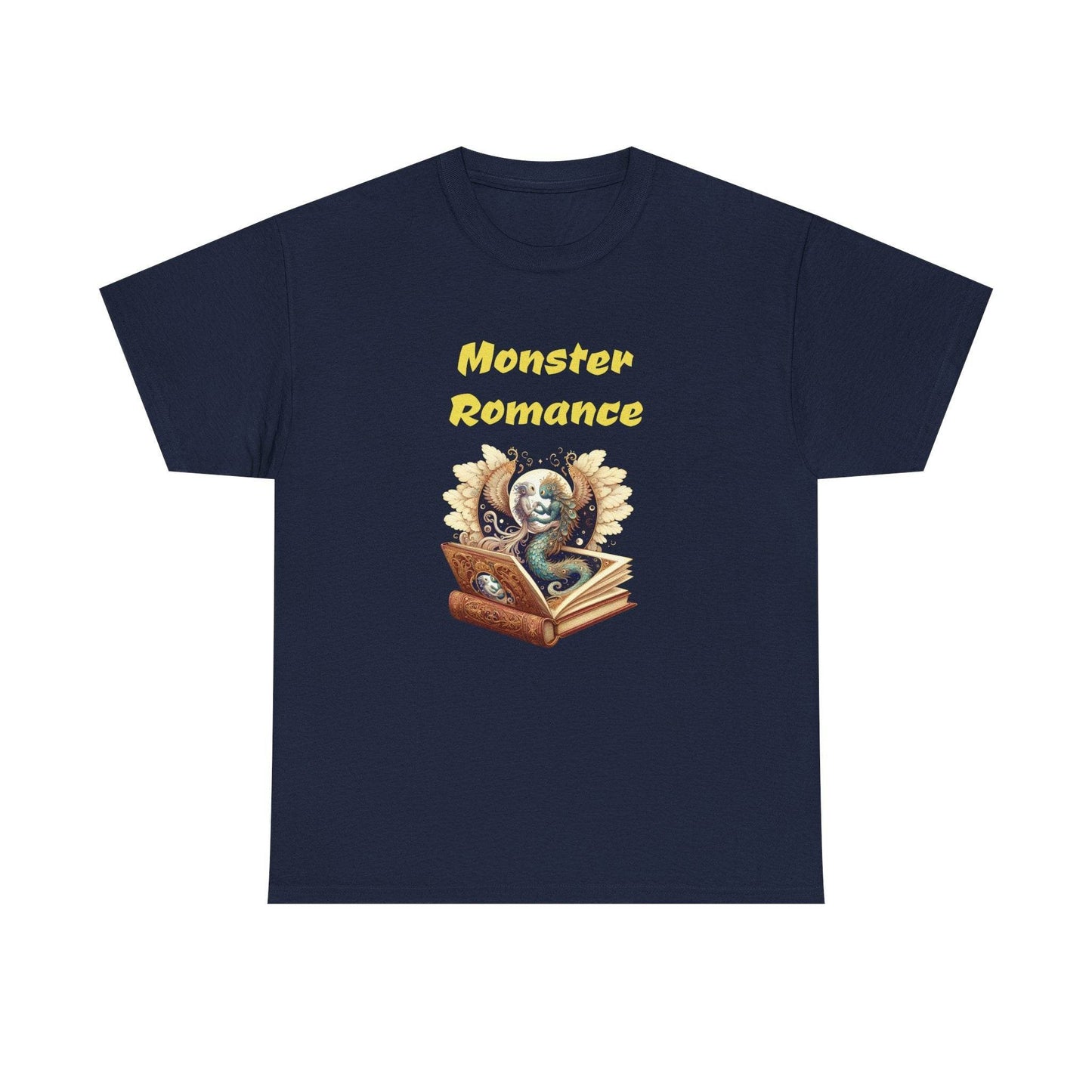 Fantasy - Graphic Tee - Unisex Heavy Cotton T-Shirt Monster Romance Books - The Dreamer's Bookshop.