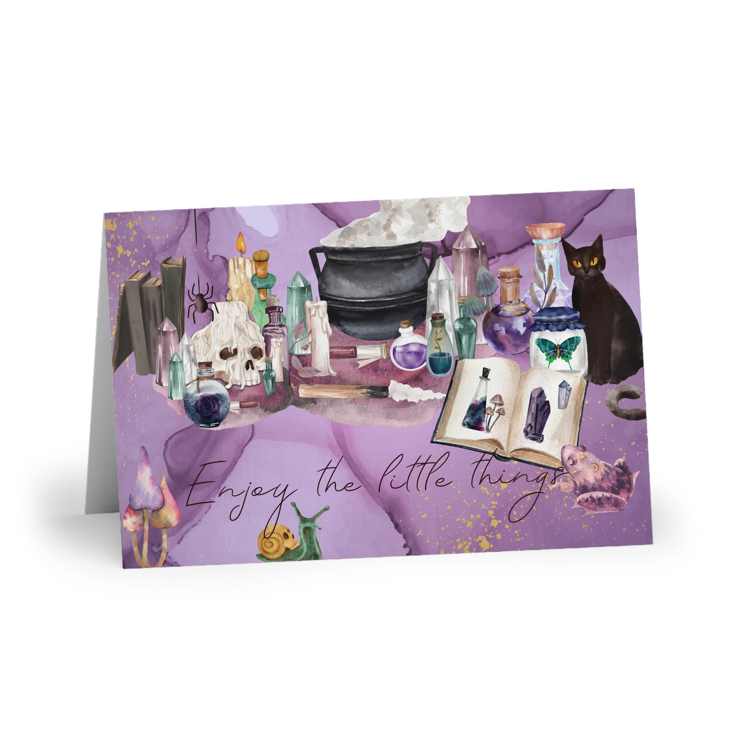The Dreamer's Bookshop "Witch craft" Enjoy the Little Things Card - The Dreamer's Bookshop.