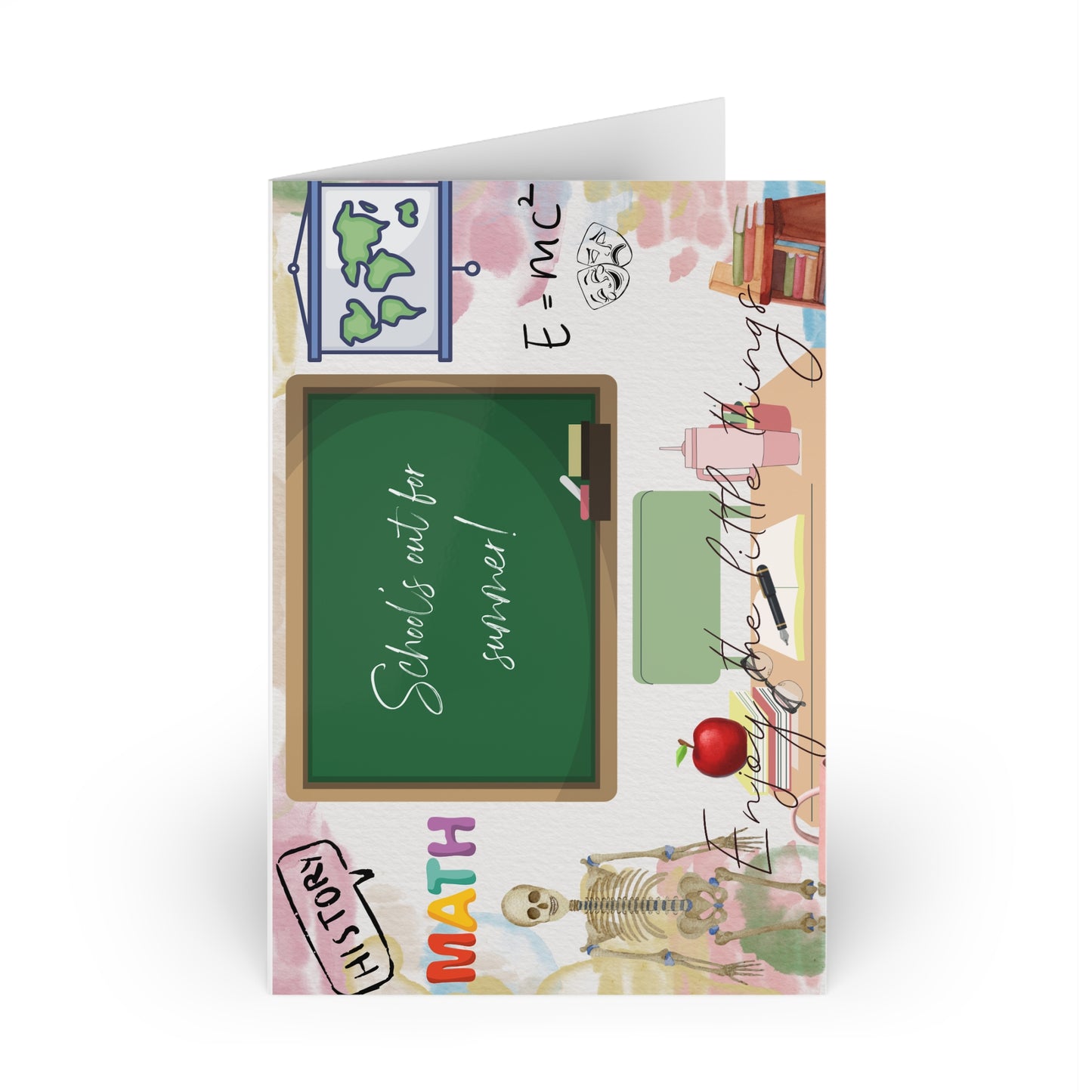 The Dreamer's Bookshop "School's Out" Enjoy the Little Things Card - The Dreamer's Bookshop.