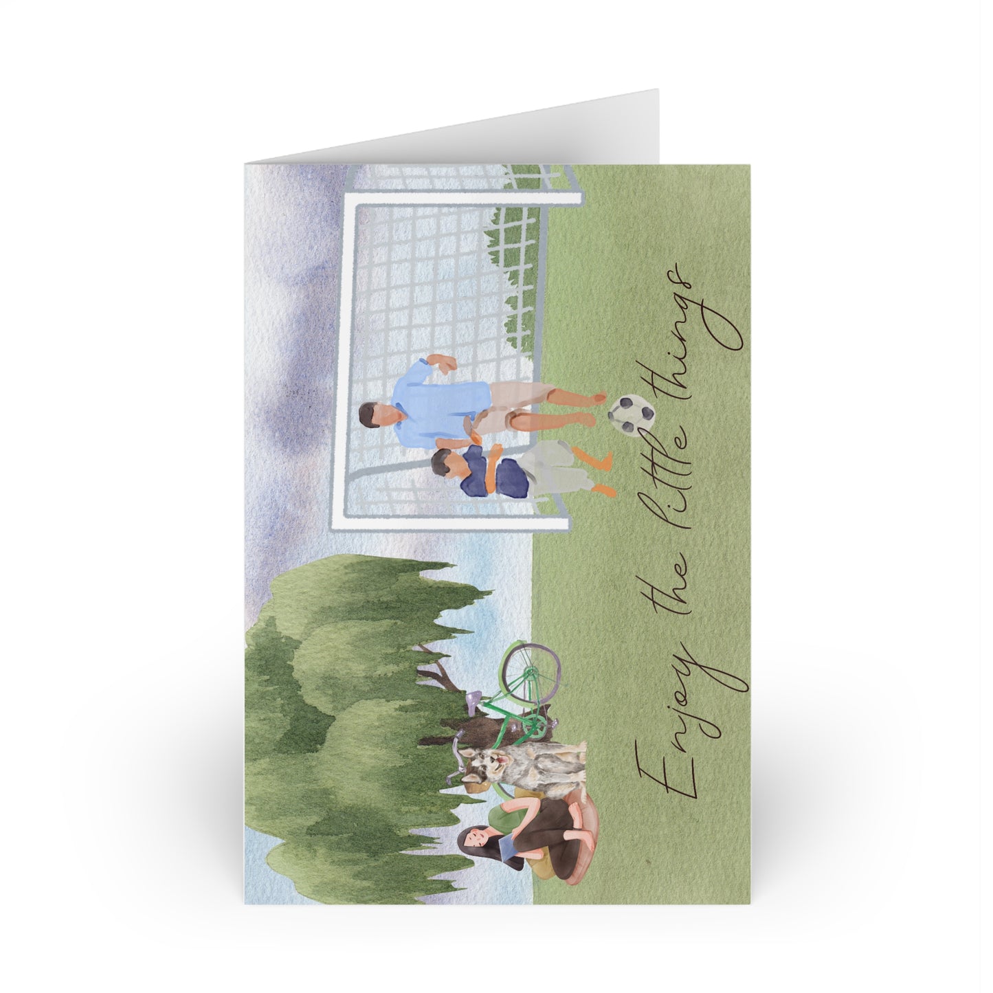 The Dreamer's Bookshop "Dad & Son" Enjoy the Little Things Card - The Dreamer's Bookshop.