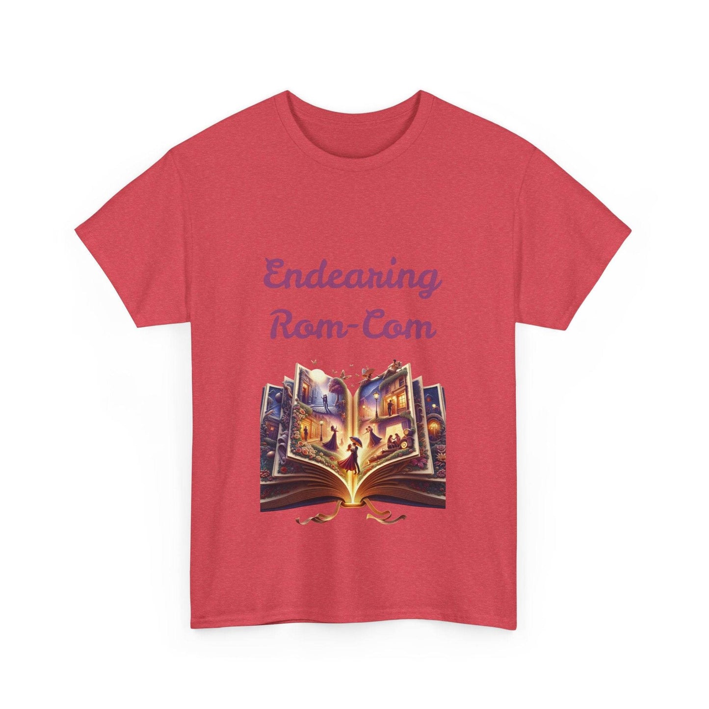Endearing - Unisex Heavy Cotton Tee - Rom-Com Books - The Dreamer's Bookshop.