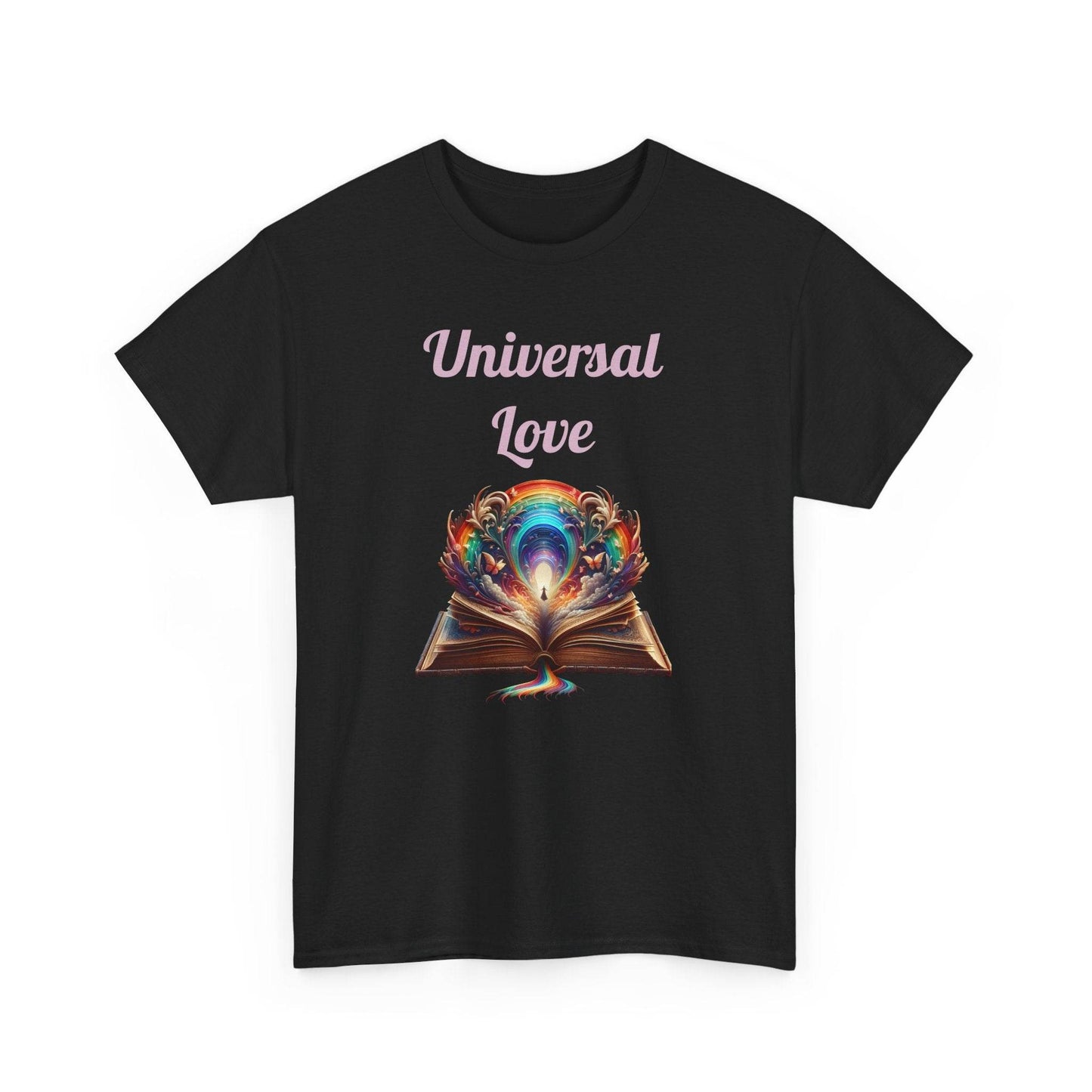 Universal Love - Graphic Tee - Unisex Heavy Cotton T-Shirt Queer Romance Books - The Dreamer's Bookshop.