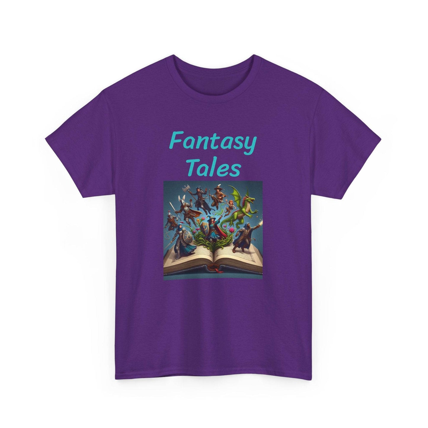 Magic - Graphic Tee - Unisex Heavy Cotton T-Shirt - Fantasy Tales - The Dreamer's Bookshop.