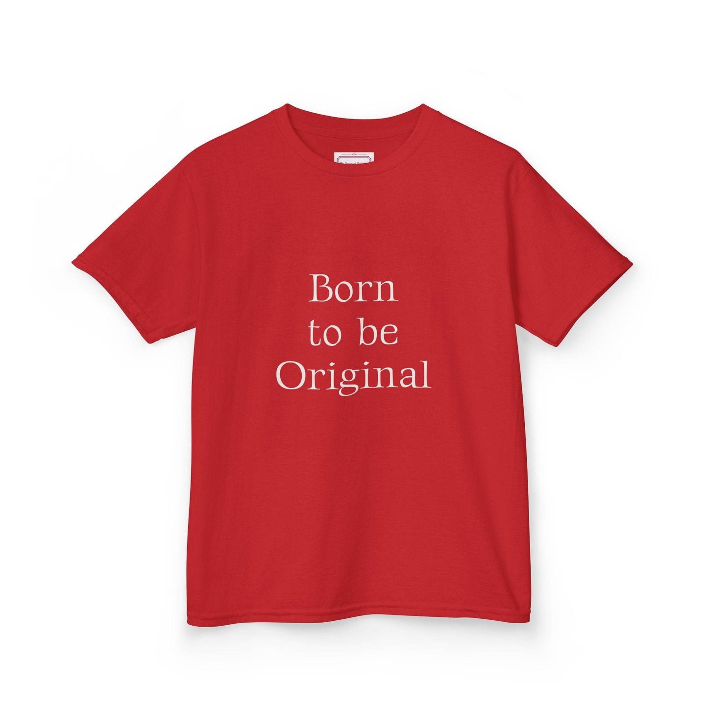 EU - Kids 'Born to be Original' Cotton Tee - Support Young Creators - The Dreamer's Bookshop.