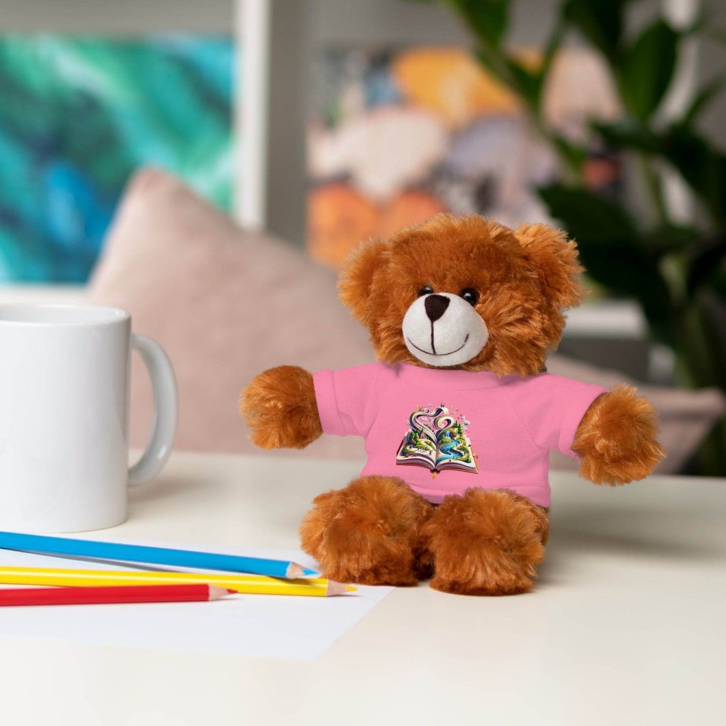 Personalized Stuffed Animal with Tee - Perfect Gift for Kids and Baby Showers - The Dreamer's Bookshop.