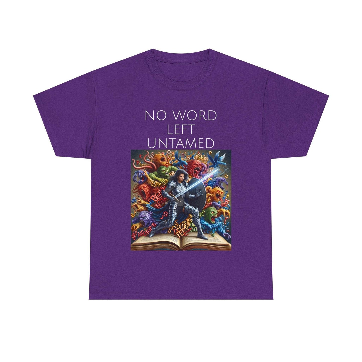 No Word - Unisex Heavy Cotton Tee - Creative Writer's Apparel - The Dreamer's Bookshop.